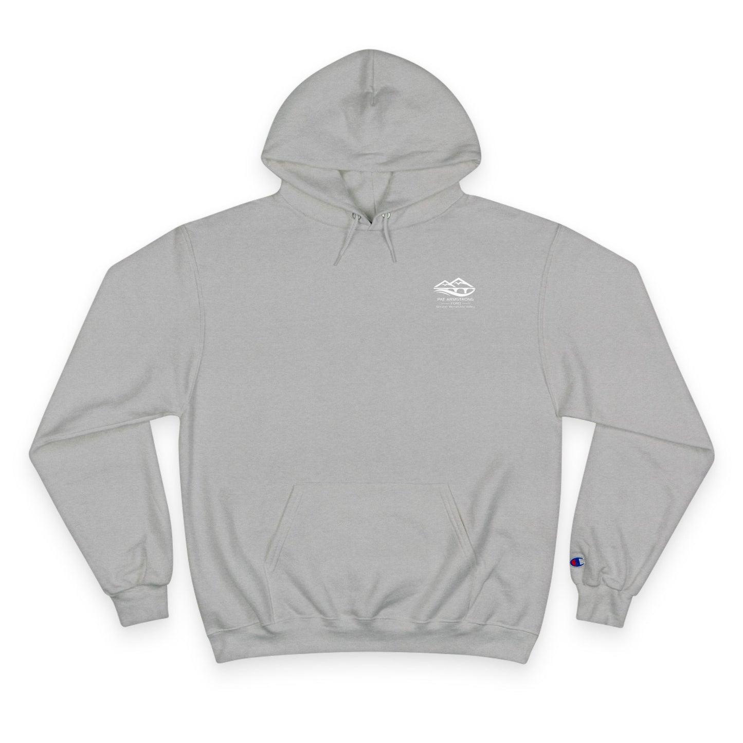 Pat Armstrong Ford -Champion Hoodie-White Logo,