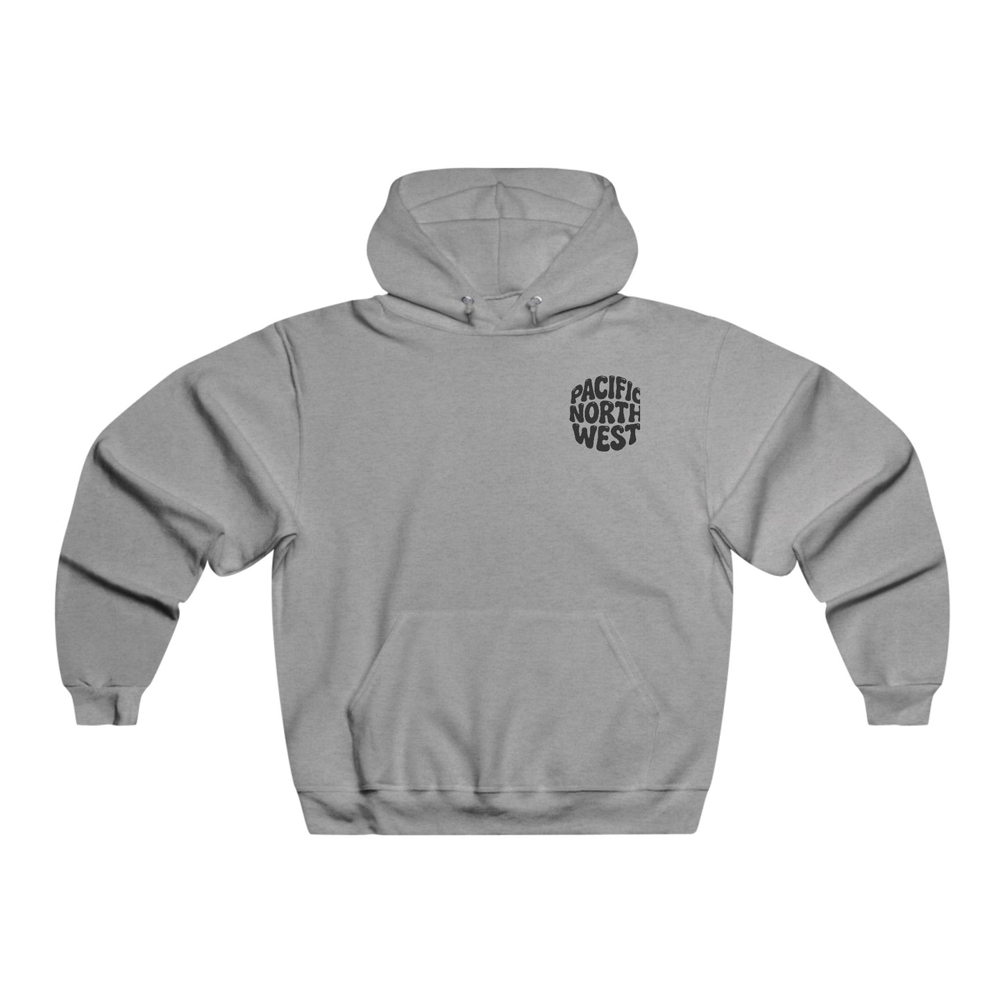 Pacific Northwest Hooded Sweatshirt, Cozy Pullover, Unisex Sweatshirt, Travel Gift, Outdoor Apparel, Nature Lover's Hoodie