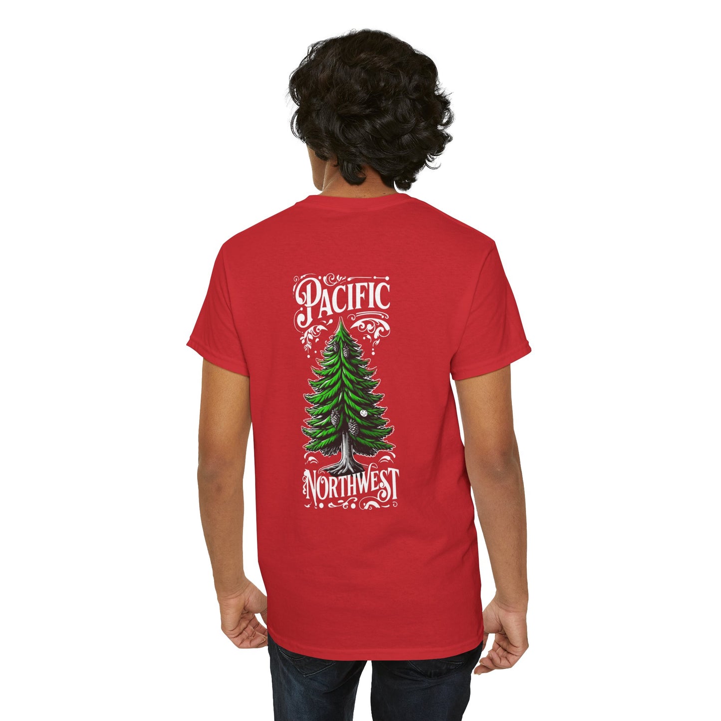 Pacific Northwest OG Evergreen Unisex Cotton Tee, Tree Lover Gift, Eco-Friendly Apparel, Nature Tee, Casual Wear, Outdoor Adventure Shirt