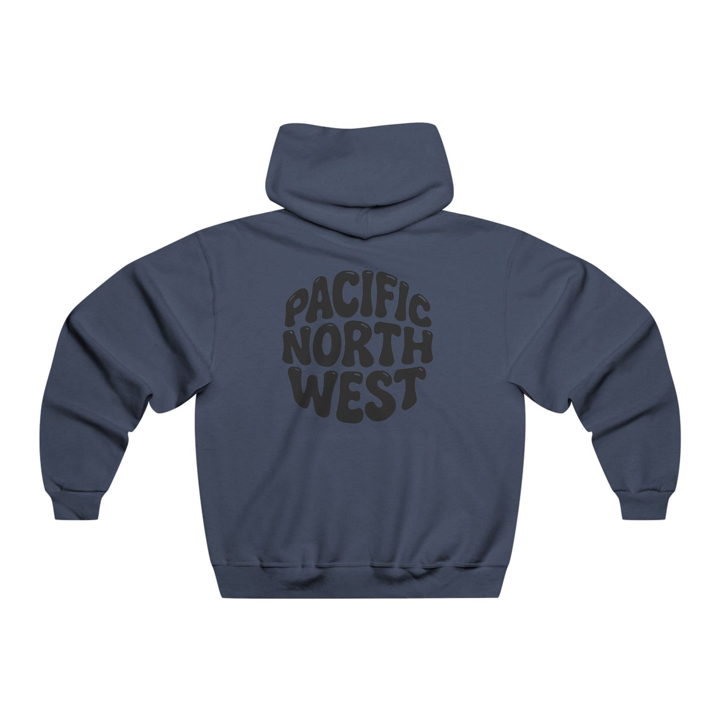 Pacific Northwest Hooded Sweatshirt, Cozy Pullover, Unisex Sweatshirt, Travel Gift, Outdoor Apparel, Nature Lover's Hoodie
