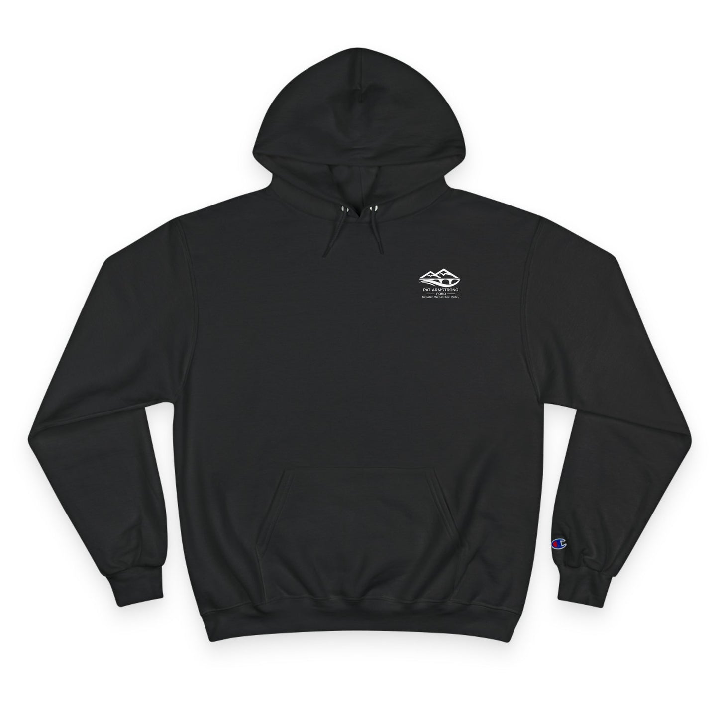 Pat Armstrong Ford -Champion Hoodie-White Logo,