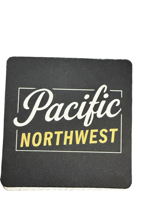 PNW Yellow Drink Coasters | Virga Apparel NW – Northwest Home Goods