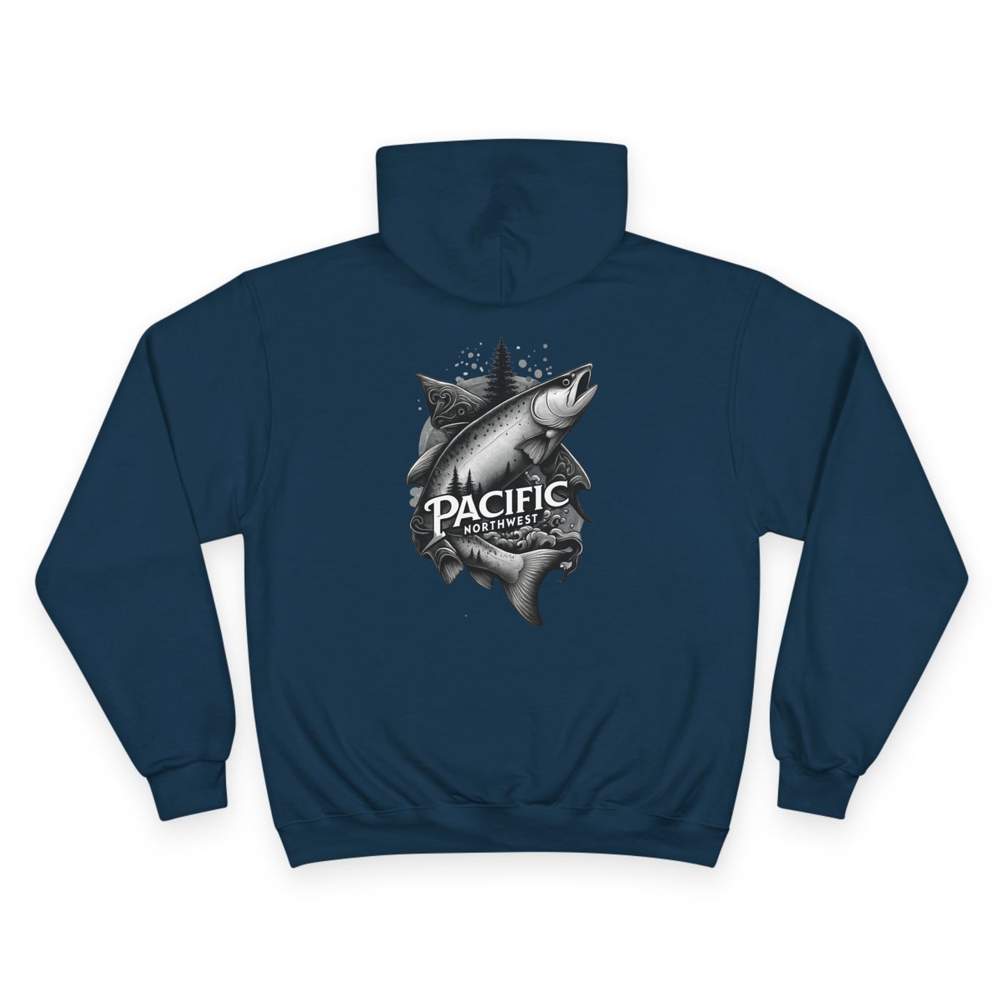 Pacific Fish Champion Hoodie - Outdoor Apparel, Fishing Gift, Nature Lover Hoodie, Adventure Gear, Casual Wear