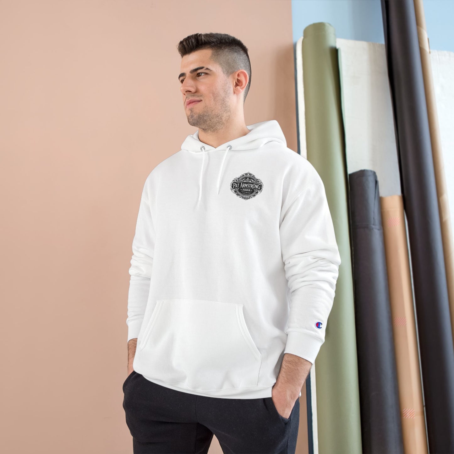 Pat Armstrong Ford Champion Hoodie-OG Logo