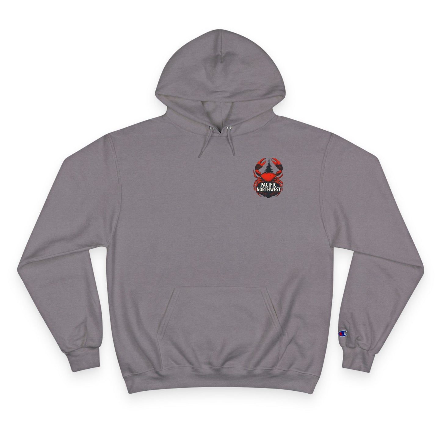 Pacific Northwest Champion Crab Hoodie, Cozy Sweatshirt, Crab Design, Perfect Gift, Casual Wear, Outdoor Adventure Apparel