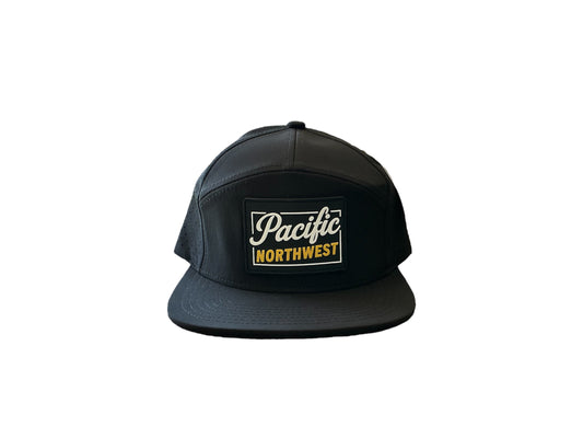 PNW 7 Panel Hat- Yellow PNW  | Virga Apparel NW – Pacific Northwest Headwear