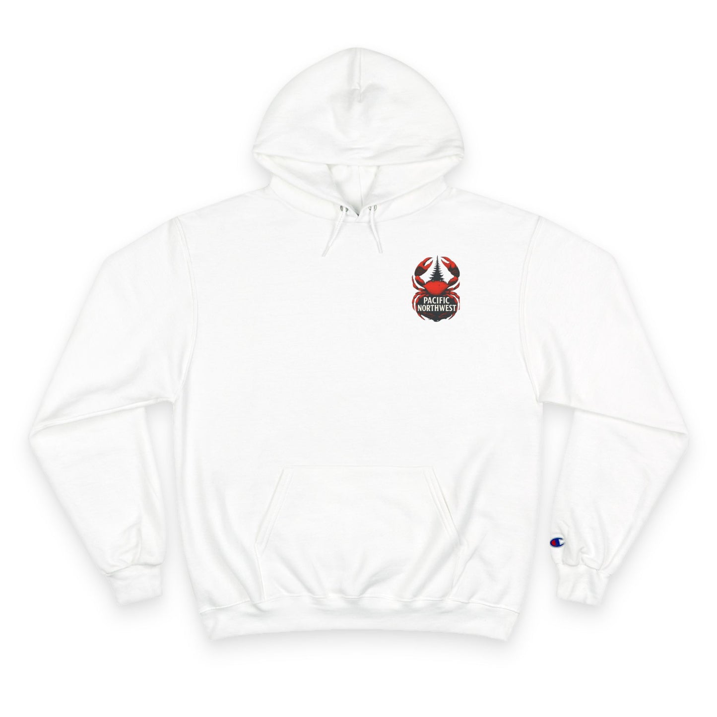 Pacific Northwest Champion Crab Hoodie, Cozy Sweatshirt, Crab Design, Perfect Gift, Casual Wear, Outdoor Adventure Apparel