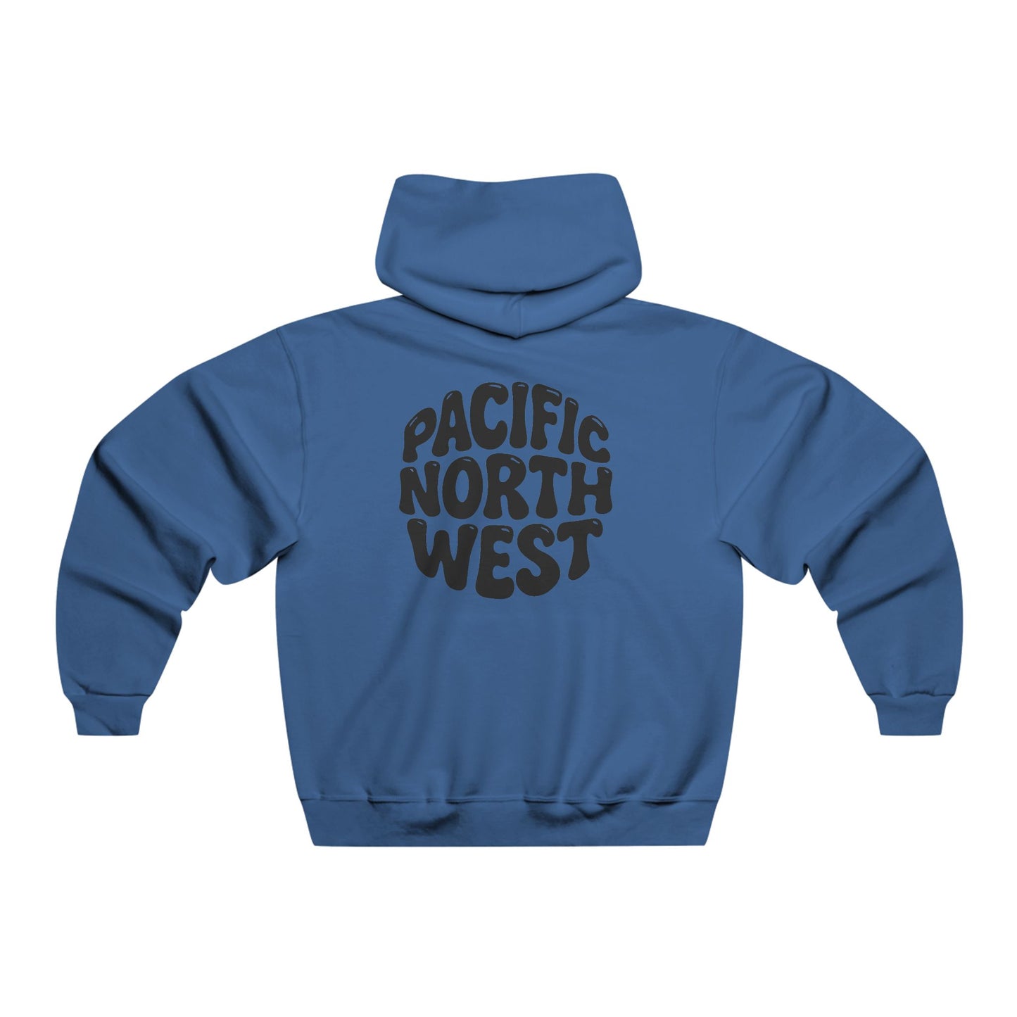 Pacific Northwest Hooded Sweatshirt, Cozy Pullover, Unisex Sweatshirt, Travel Gift, Outdoor Apparel, Nature Lover's Hoodie