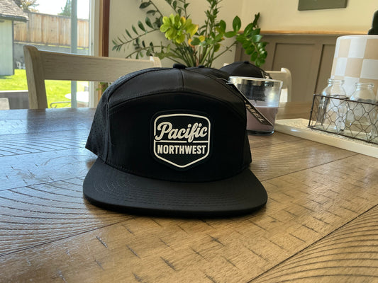 PNW 7 Panel Hat- Yellow PNW  | Virga Apparel NW – Pacific Northwest Headwear