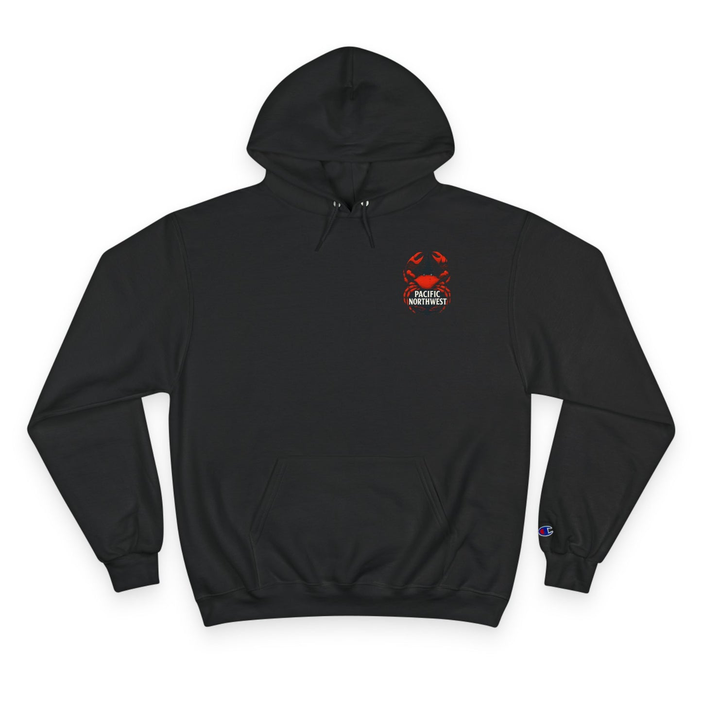 Pacific Northwest Champion Crab Hoodie, Cozy Sweatshirt, Crab Design, Perfect Gift, Casual Wear, Outdoor Adventure Apparel