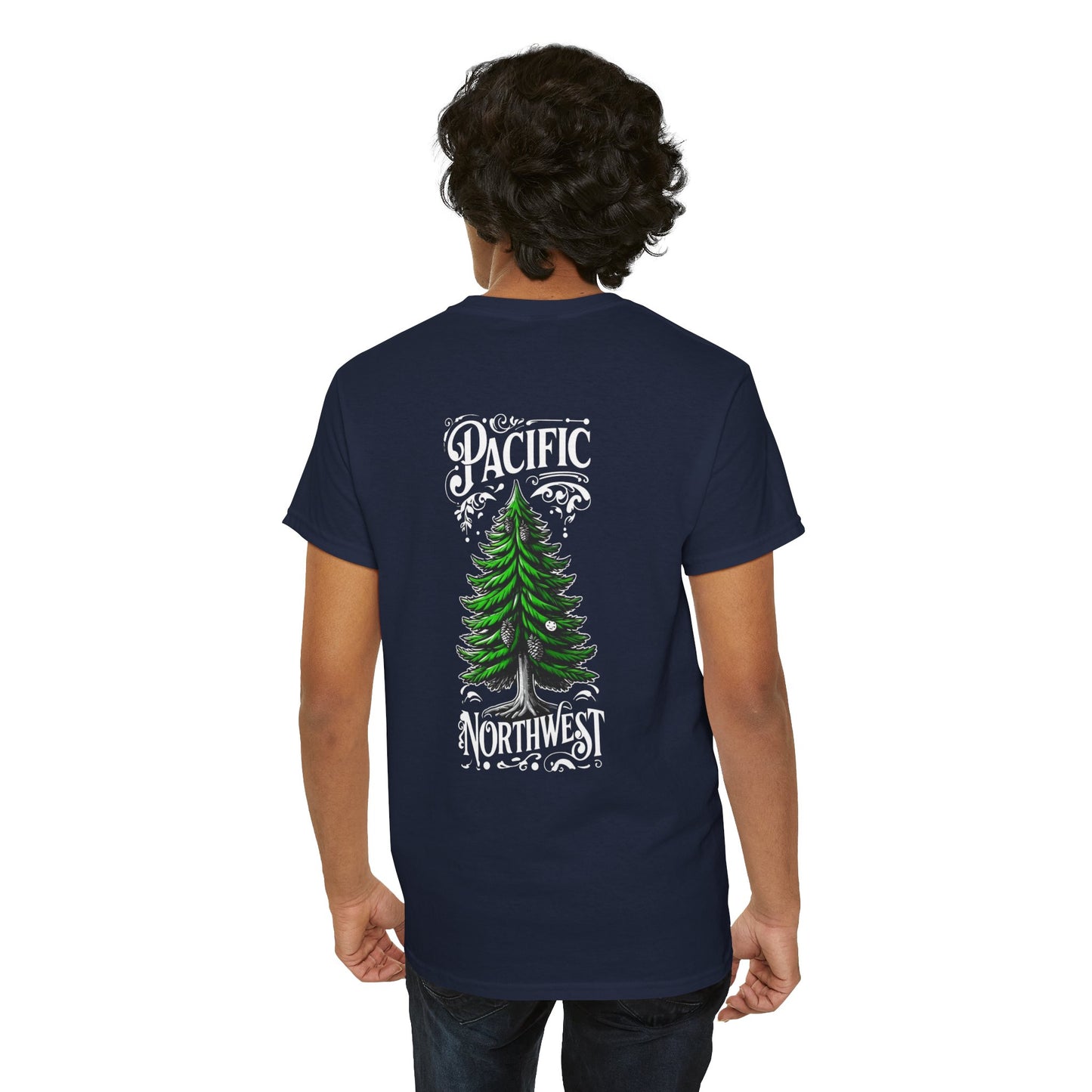 Pacific Northwest OG Evergreen Unisex Cotton Tee, Tree Lover Gift, Eco-Friendly Apparel, Nature Tee, Casual Wear, Outdoor Adventure Shirt