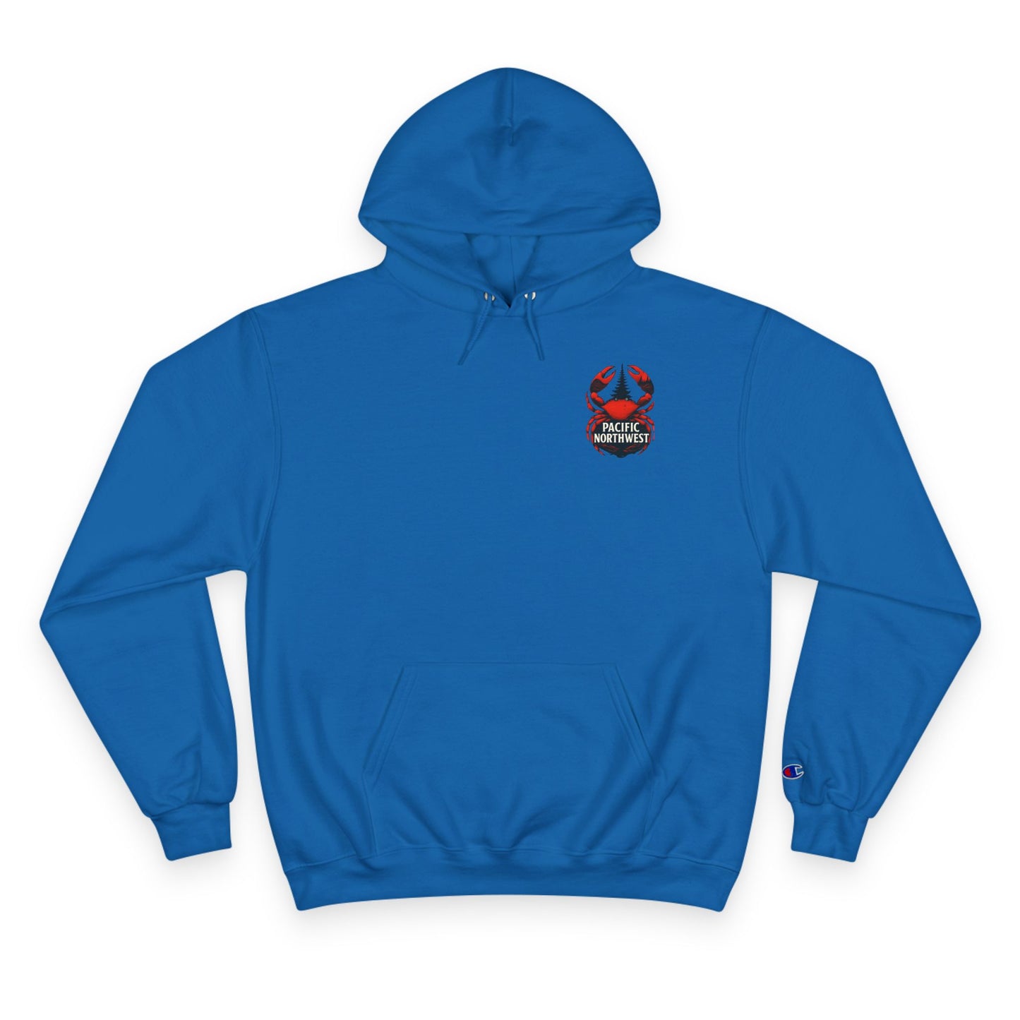 Pacific Northwest Champion Crab Hoodie, Cozy Sweatshirt, Crab Design, Perfect Gift, Casual Wear, Outdoor Adventure Apparel
