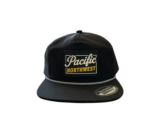 PNW 5 Pane Hat- Yellow PNW  | Virga Apparel NW – Pacific Northwest Headwear