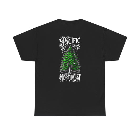 Pacific Northwest OG Evergreen Unisex Cotton Tee, Tree Lover Gift, Eco-Friendly Apparel, Nature Tee, Casual Wear, Outdoor Adventure Shirt