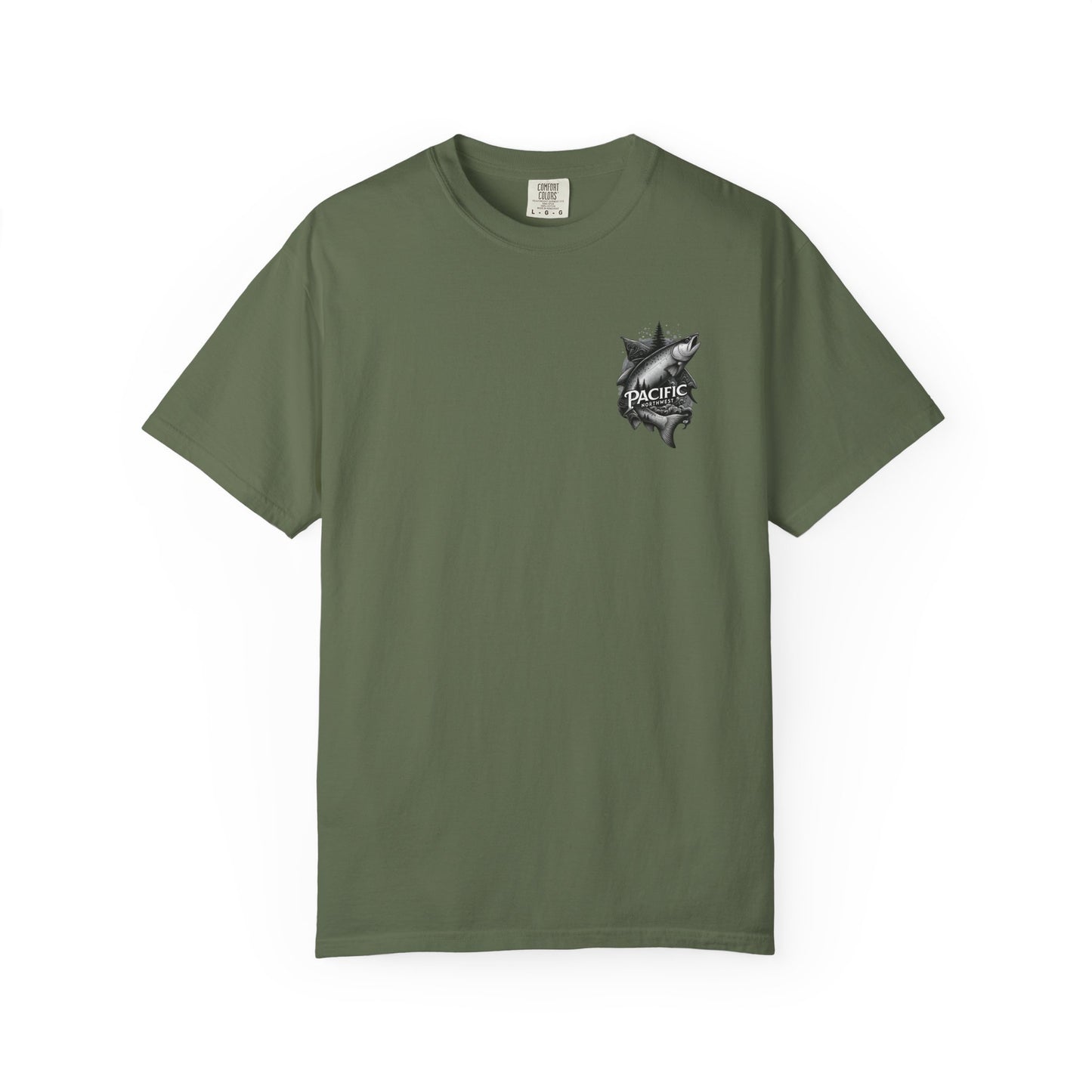 Pacific Northwest Adventure T-shirt, Unisex Graphic Tee, Fishing Lover Gift, Nature Apparel, Outdoor Enthusiast Shirt