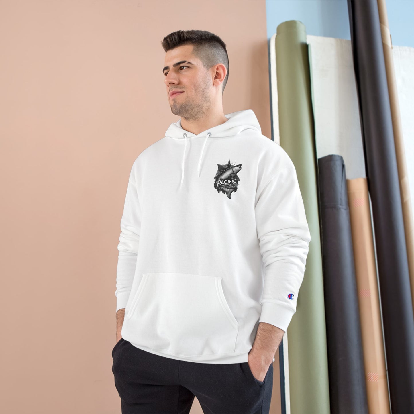 Pacific Fish Champion Hoodie - Outdoor Apparel, Fishing Gift, Nature Lover Hoodie, Adventure Gear, Casual Wear