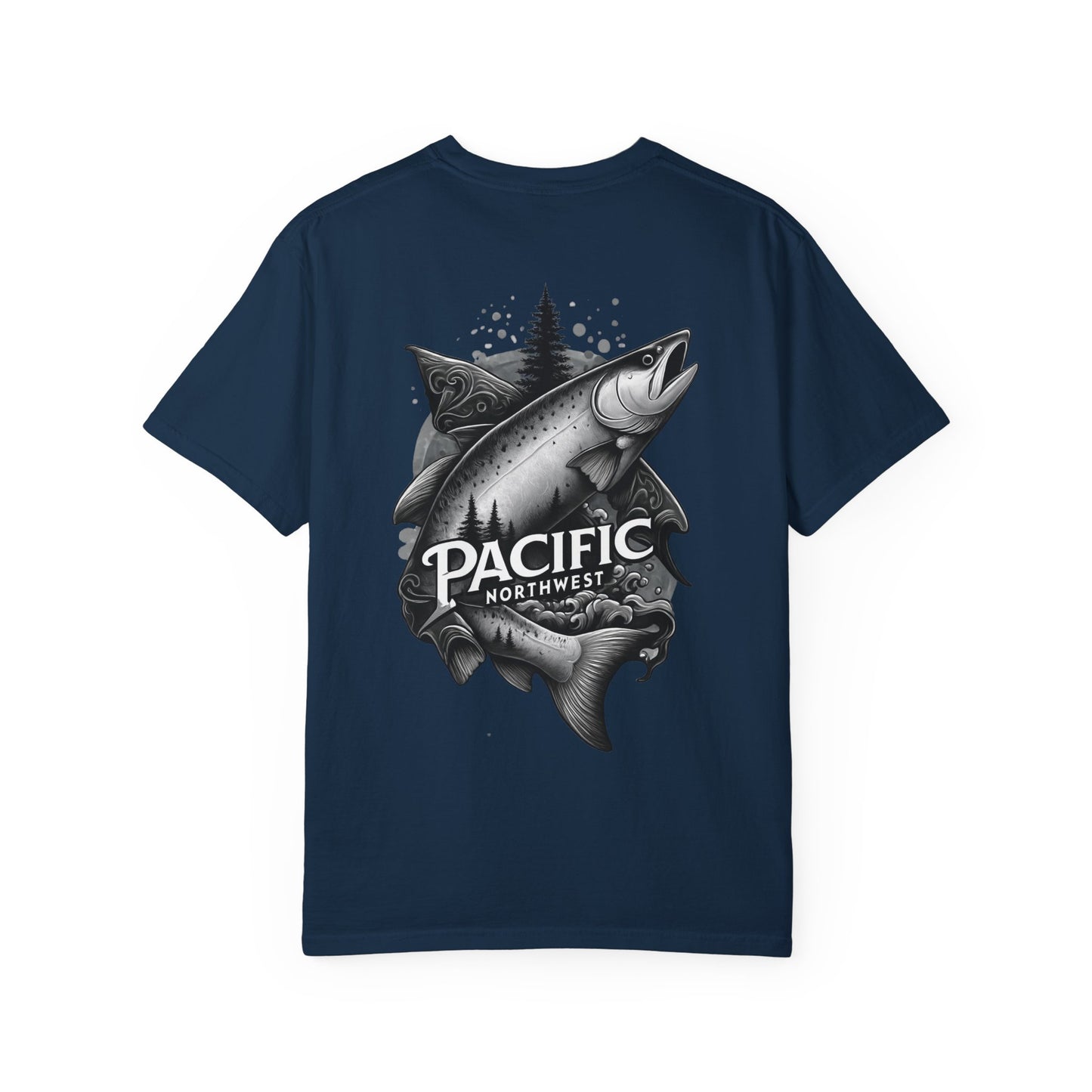 Pacific Northwest Adventure T-shirt, Unisex Graphic Tee, Fishing Lover Gift, Nature Apparel, Outdoor Enthusiast Shirt