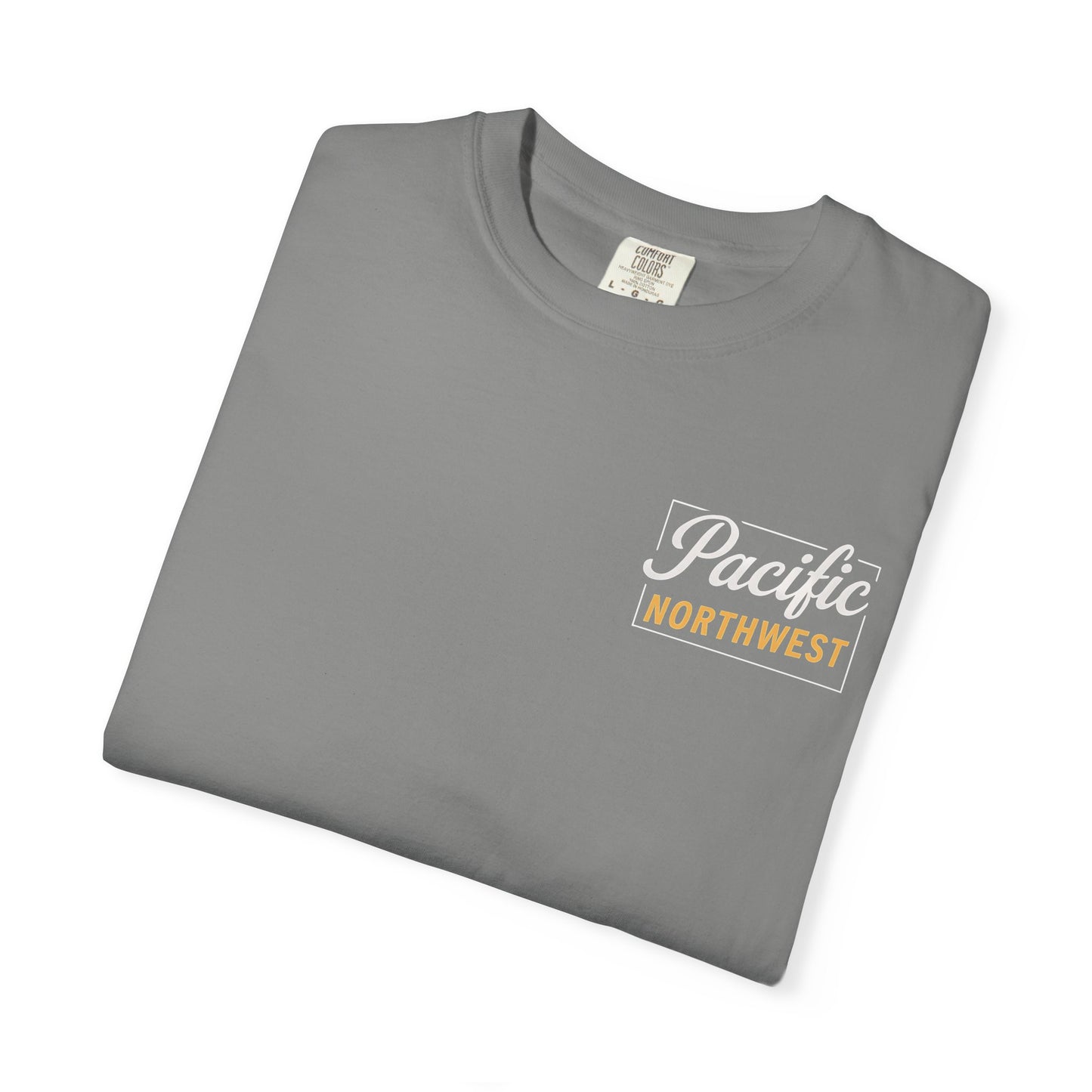 Pacific Northwest Garment-Dyed T-Shirt, Casual Tee, Soft Cotton Shirt, Outdoor Adventure Apparel, Gift for Nature Lovers, Unisex Fashion