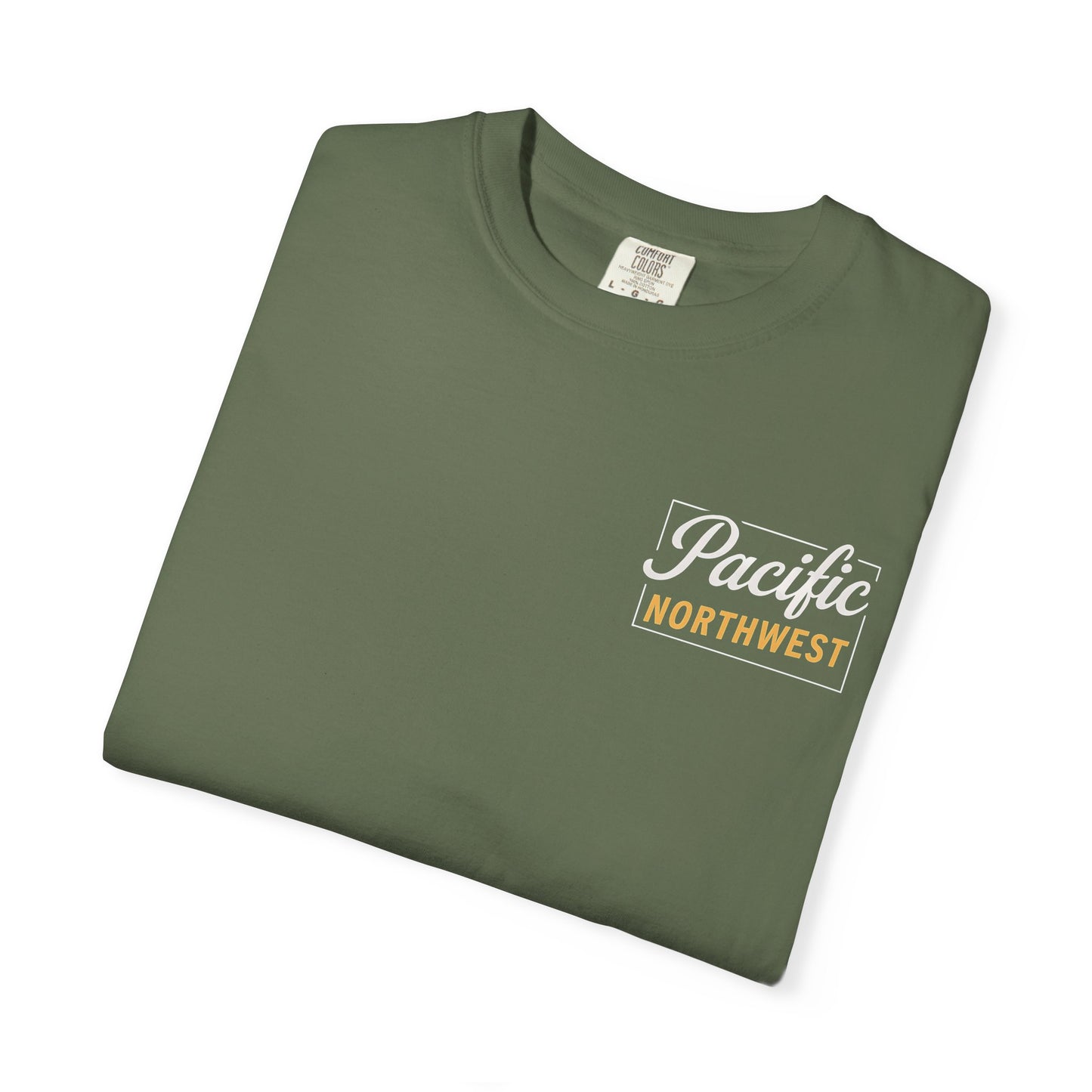 Pacific Northwest Garment-Dyed T-Shirt, Casual Tee, Soft Cotton Shirt, Outdoor Adventure Apparel, Gift for Nature Lovers, Unisex Fashion