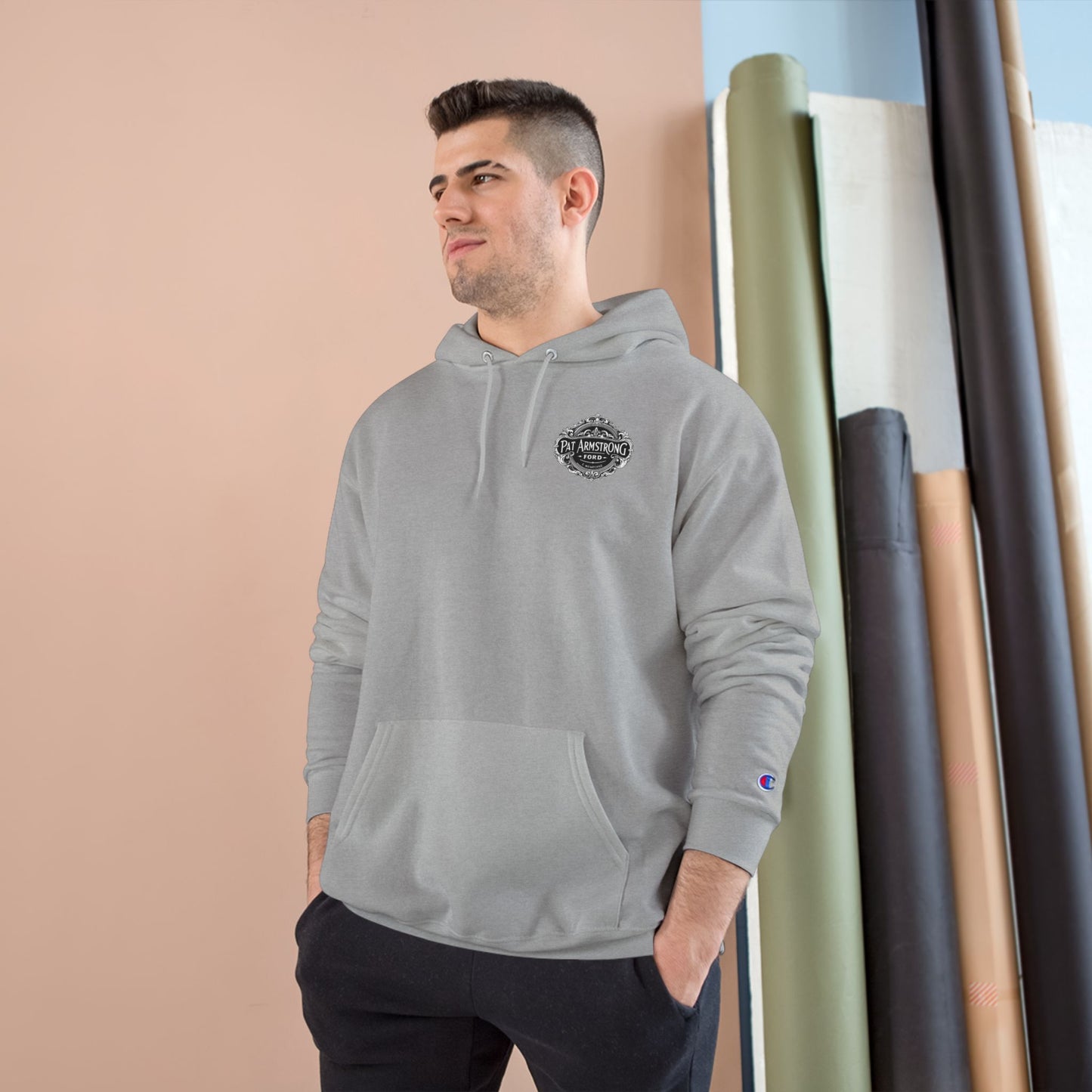 Pat Armstrong Ford Champion Hoodie-OG Logo