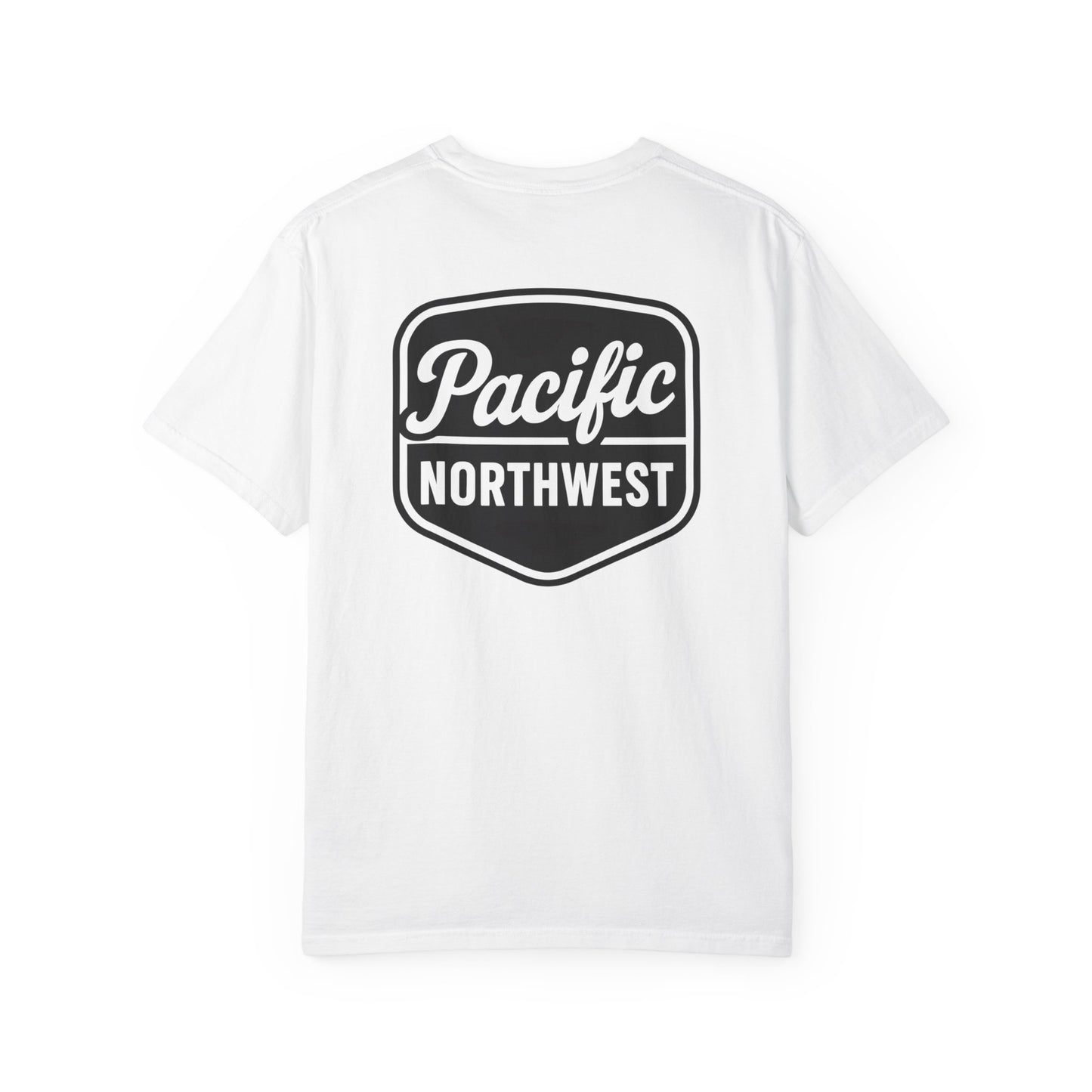 Unisex Garment-Dyed T-shirt with Pacific Northwest Design, Casual Wear, Outdoor Adventure Tee, Summer Vacation Top, Gift for Nature Lovers