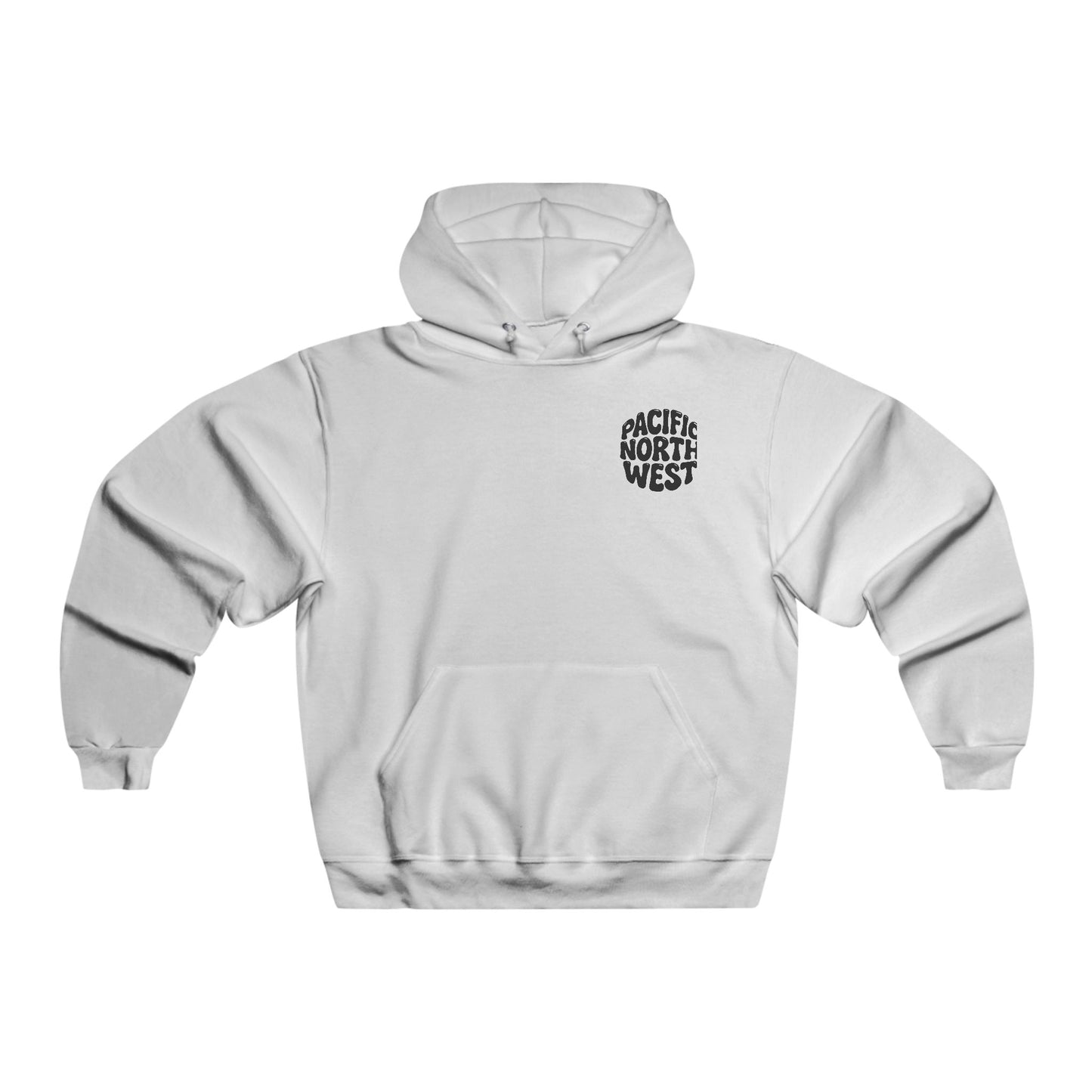 Pacific Northwest Hooded Sweatshirt, Cozy Pullover, Unisex Sweatshirt, Travel Gift, Outdoor Apparel, Nature Lover's Hoodie