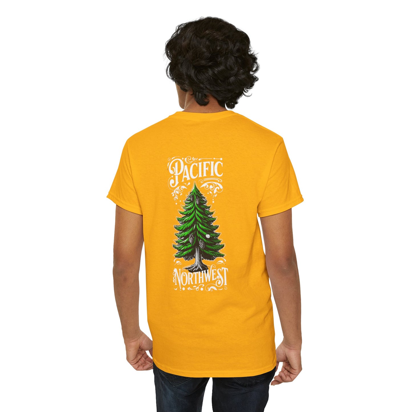 Pacific Northwest OG Evergreen Unisex Cotton Tee, Tree Lover Gift, Eco-Friendly Apparel, Nature Tee, Casual Wear, Outdoor Adventure Shirt