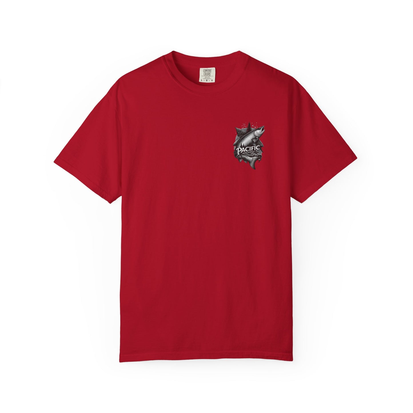 Pacific Northwest Adventure T-shirt, Unisex Graphic Tee, Fishing Lover Gift, Nature Apparel, Outdoor Enthusiast Shirt