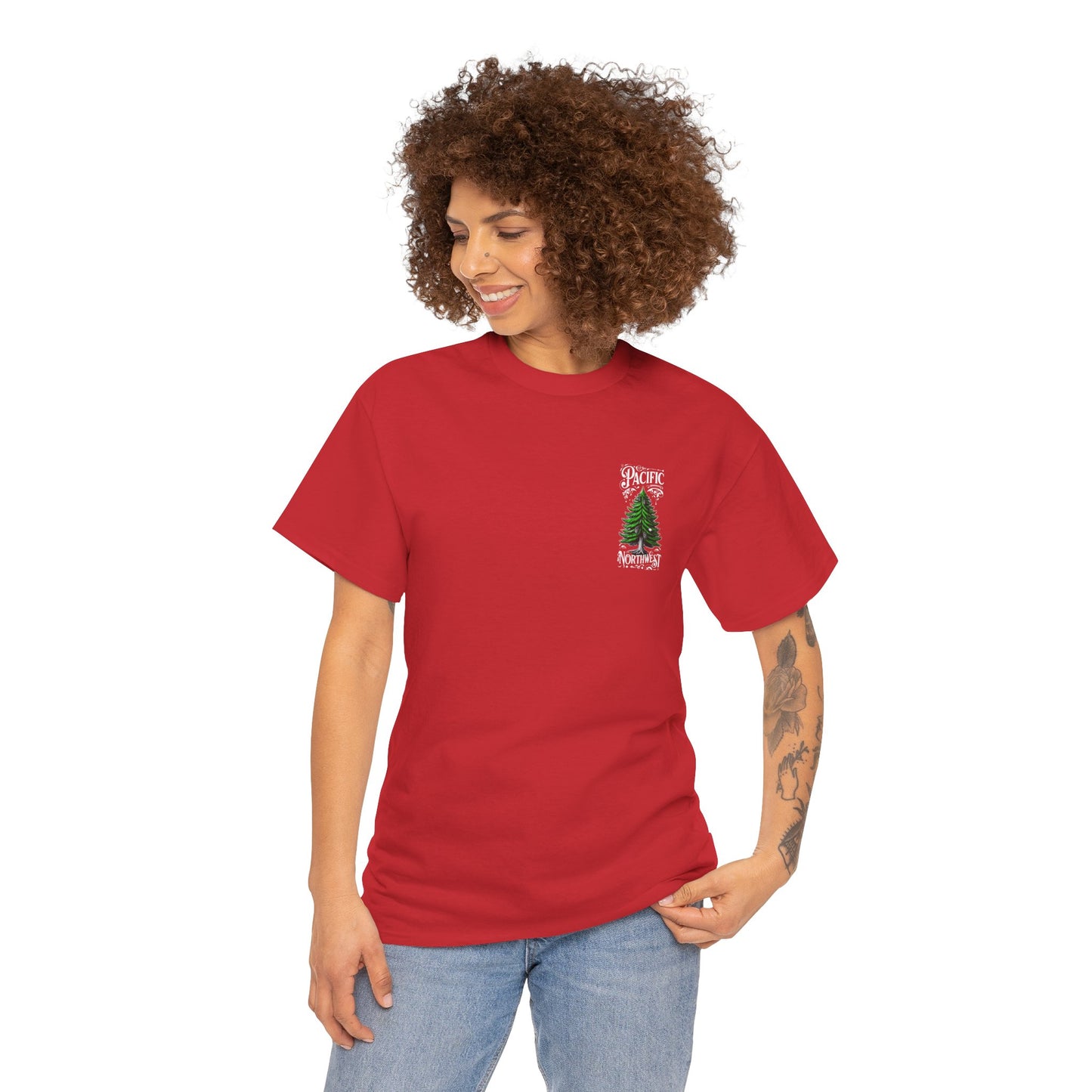 Pacific Northwest OG Evergreen Unisex Cotton Tee, Tree Lover Gift, Eco-Friendly Apparel, Nature Tee, Casual Wear, Outdoor Adventure Shirt