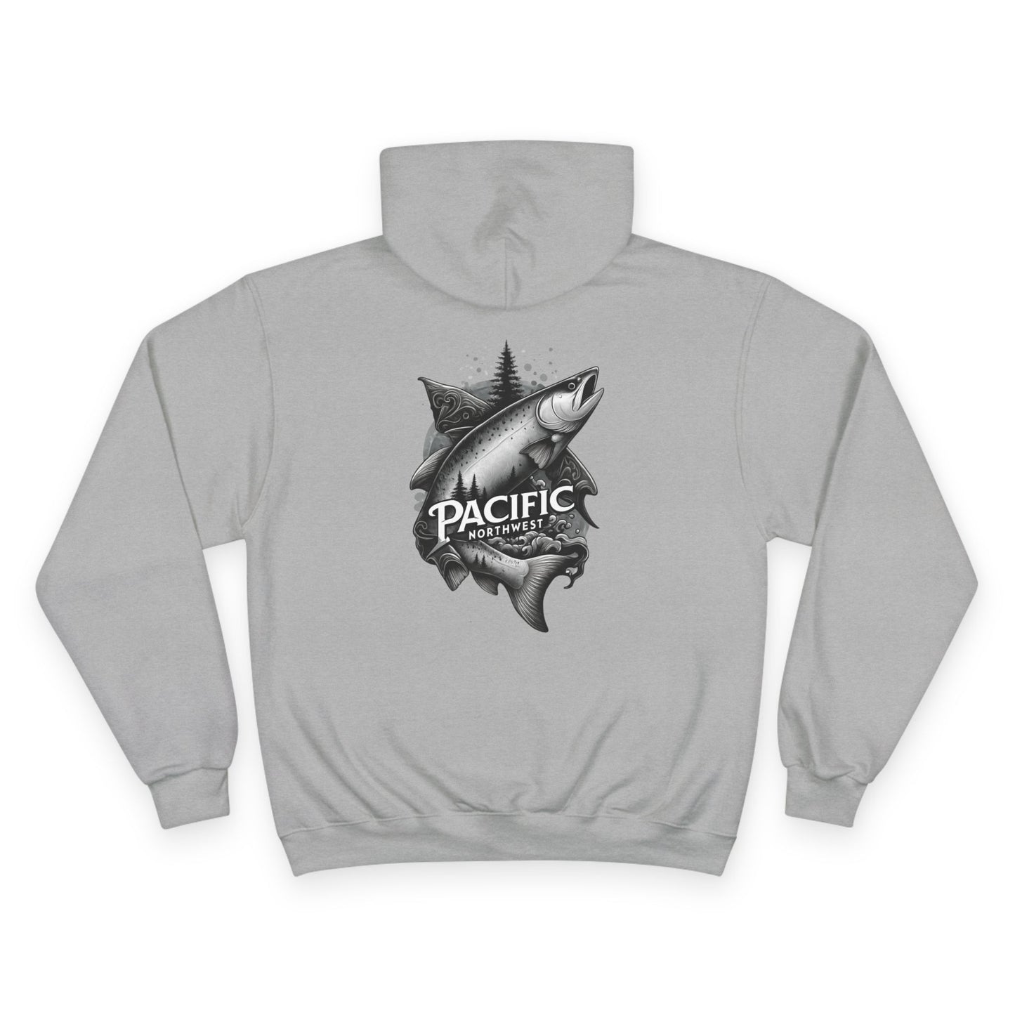 Pacific Fish Champion Hoodie - Outdoor Apparel, Fishing Gift, Nature Lover Hoodie, Adventure Gear, Casual Wear