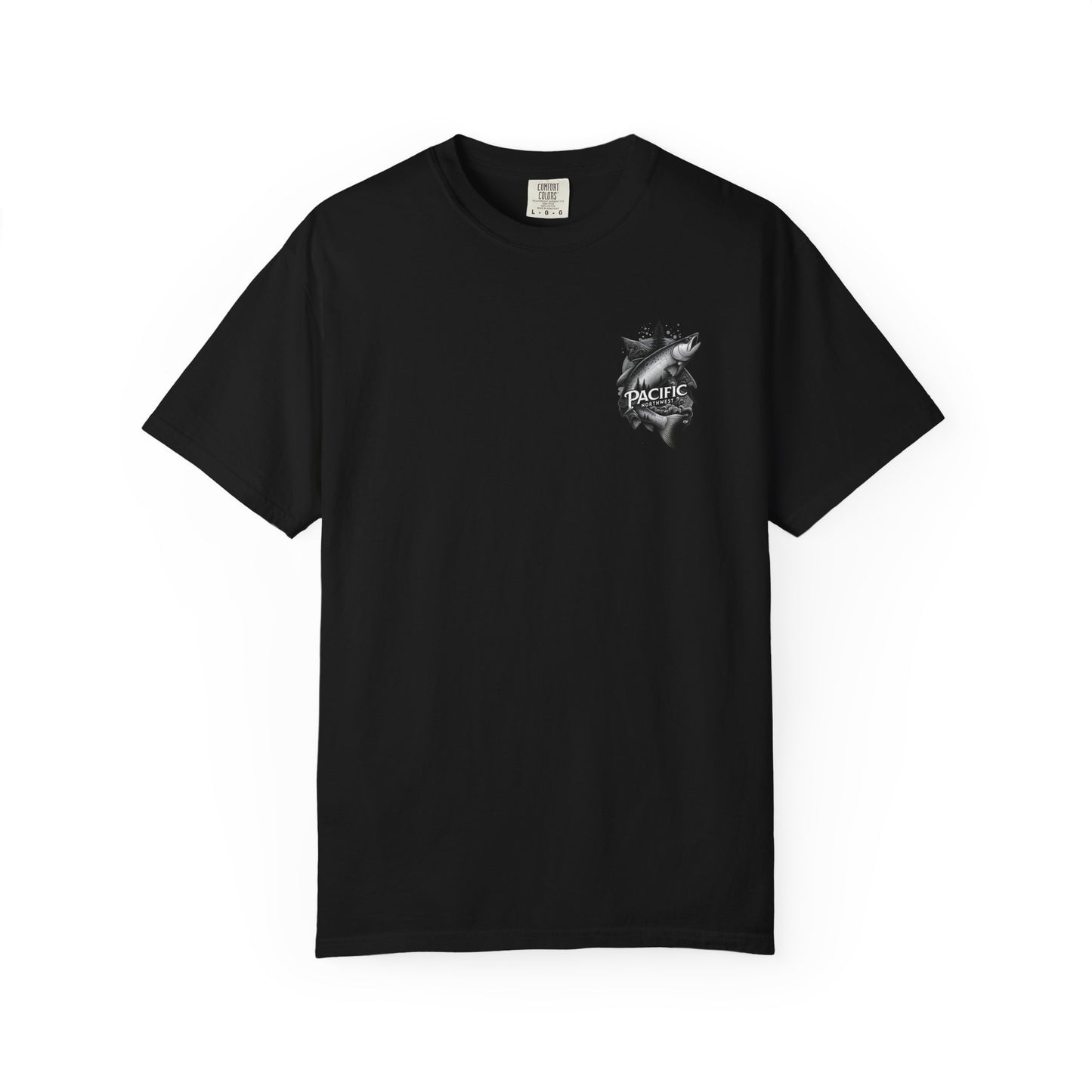 Pacific Northwest Adventure T-shirt, Unisex Graphic Tee, Fishing Lover Gift, Nature Apparel, Outdoor Enthusiast Shirt