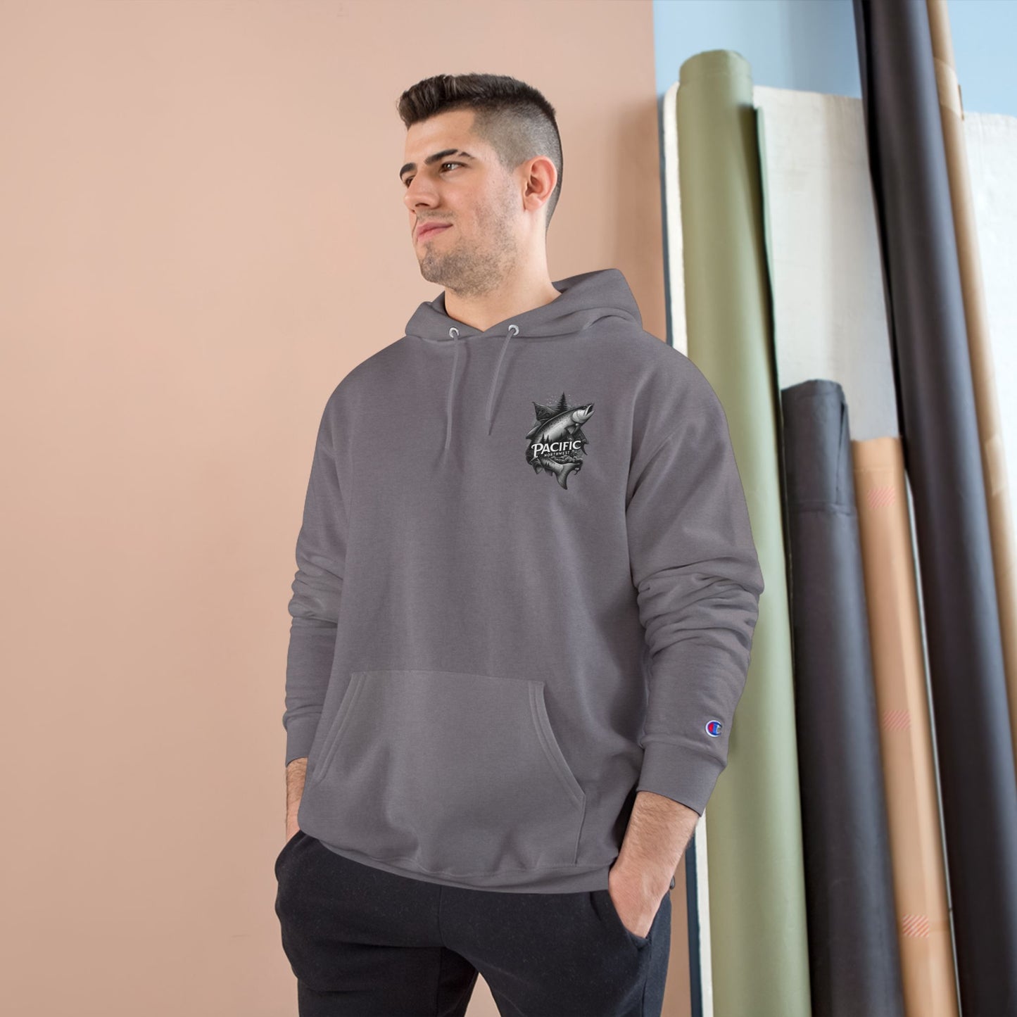 Pacific Fish Champion Hoodie - Outdoor Apparel, Fishing Gift, Nature Lover Hoodie, Adventure Gear, Casual Wear