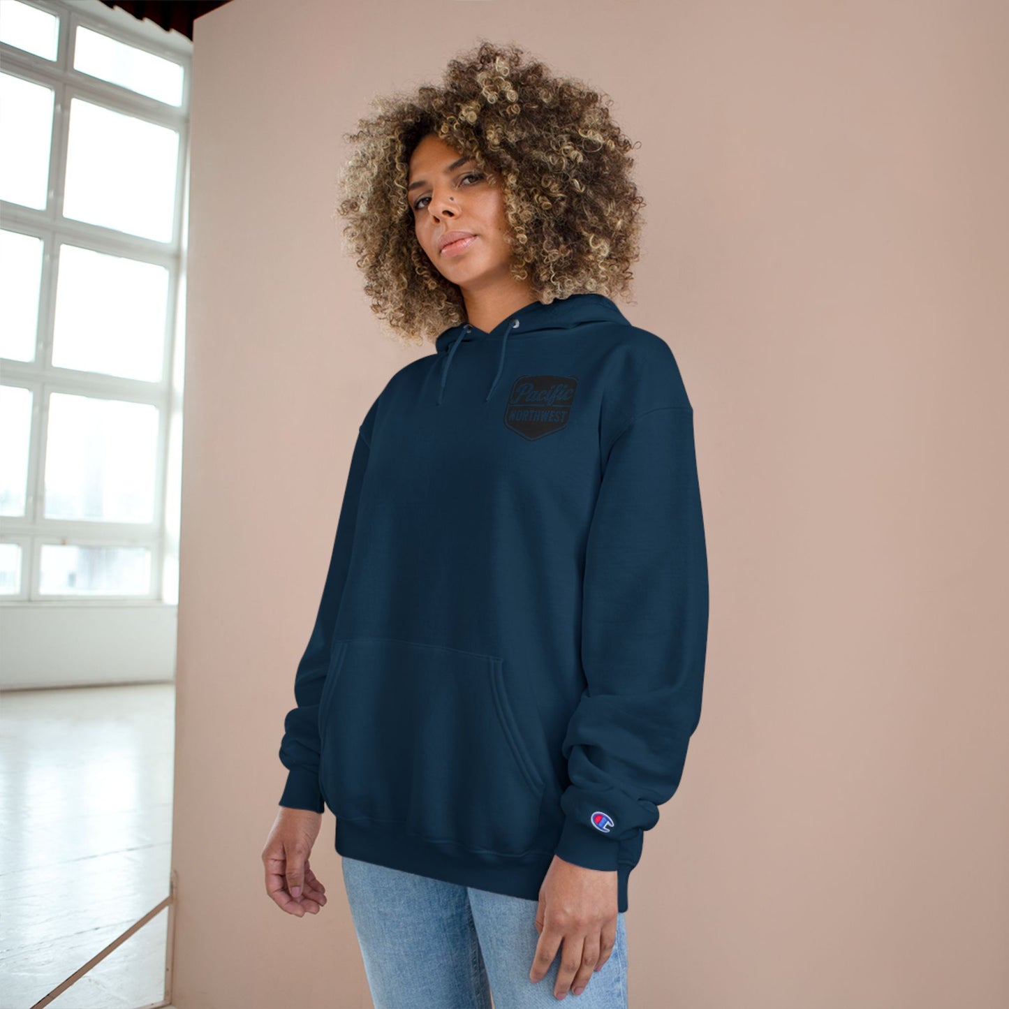 Pacific Northwest Champion Hoodie - Cozy Fashion for Nature Lovers, Gifts for Adventurers, Outdoor Apparel, Winter Warmth, Trendy Streetwear