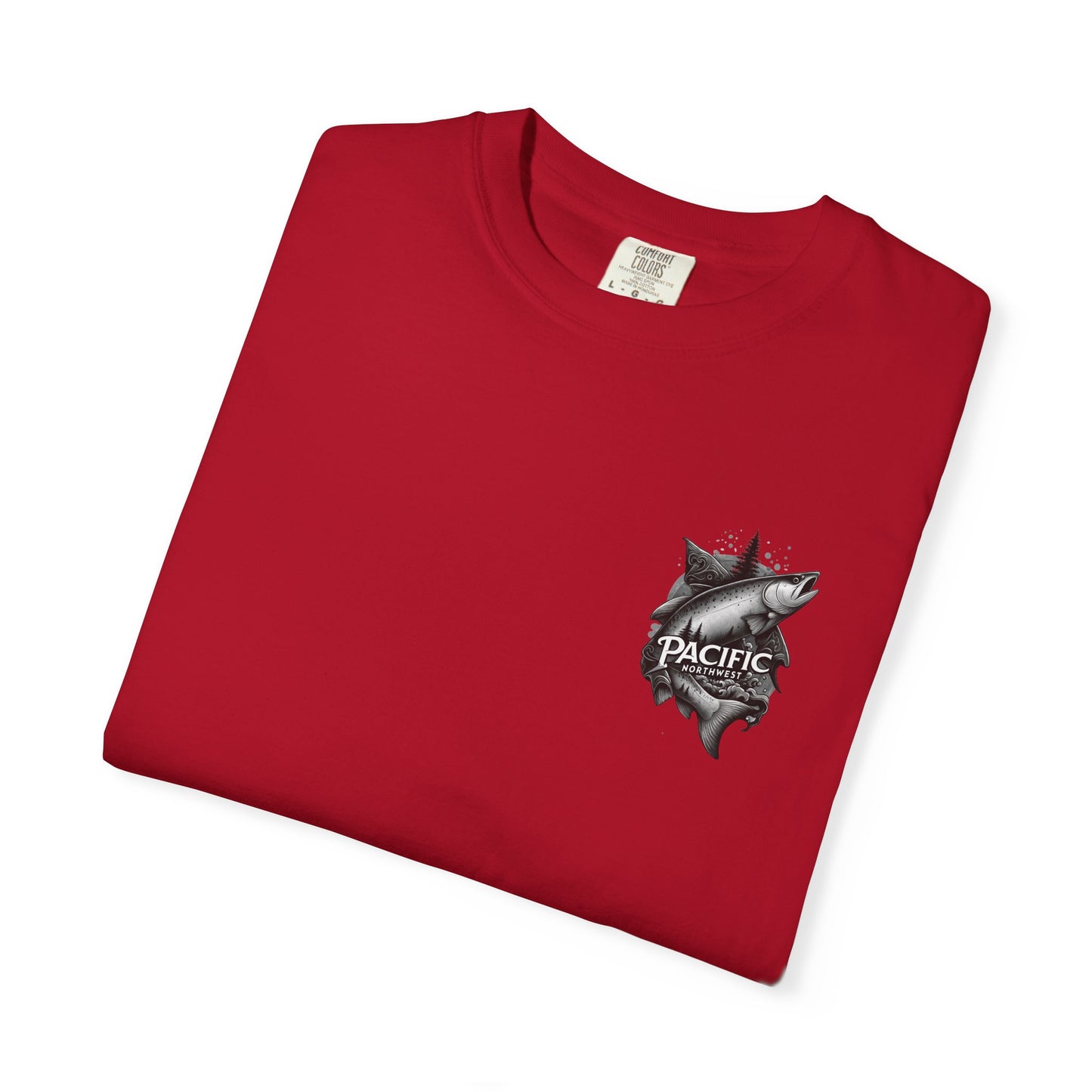 Pacific Northwest Adventure T-shirt, Unisex Graphic Tee, Fishing Lover Gift, Nature Apparel, Outdoor Enthusiast Shirt