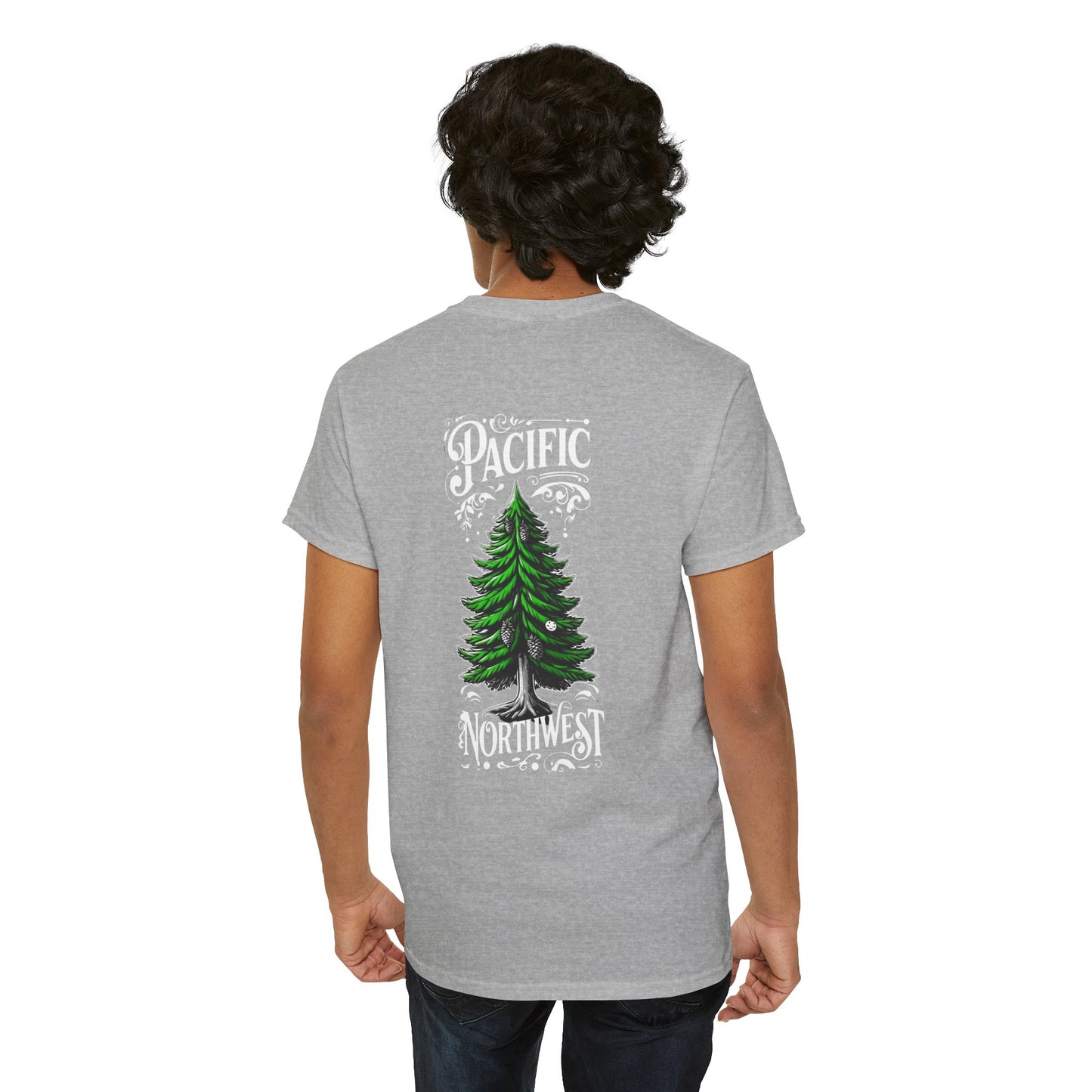 Pacific Northwest OG Evergreen Unisex Cotton Tee, Tree Lover Gift, Eco-Friendly Apparel, Nature Tee, Casual Wear, Outdoor Adventure Shirt