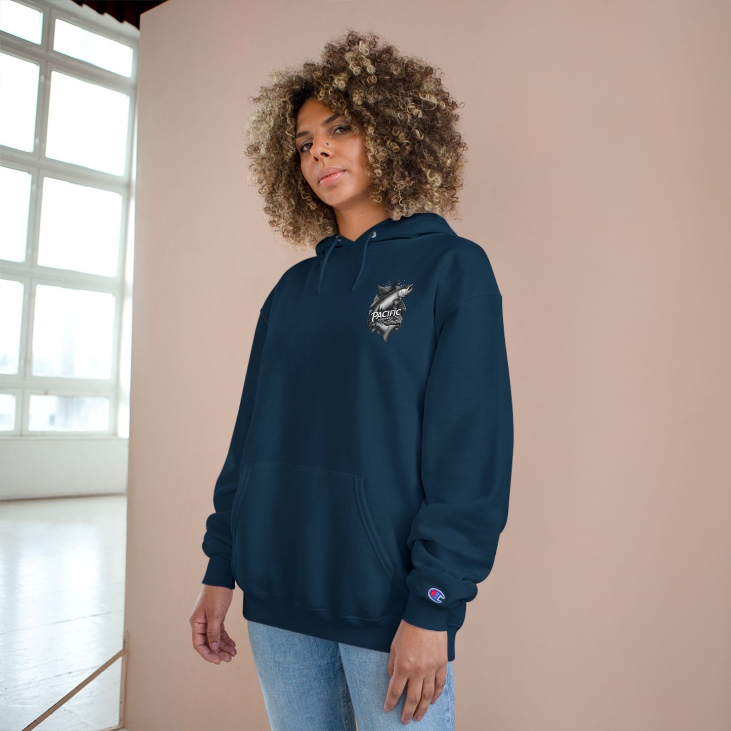 Pacific Fish Champion Hoodie - Outdoor Apparel, Fishing Gift, Nature Lover Hoodie, Adventure Gear, Casual Wear