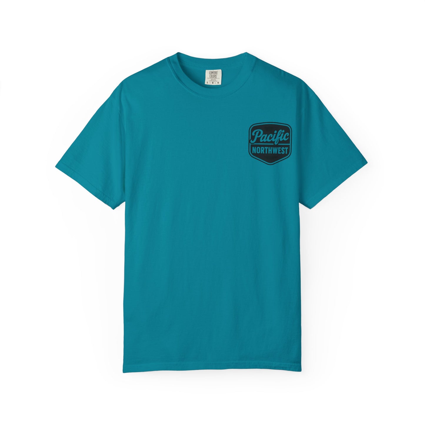 Unisex Garment-Dyed T-shirt with Pacific Northwest Design, Casual Wear, Outdoor Adventure Tee, Summer Vacation Top, Gift for Nature Lovers