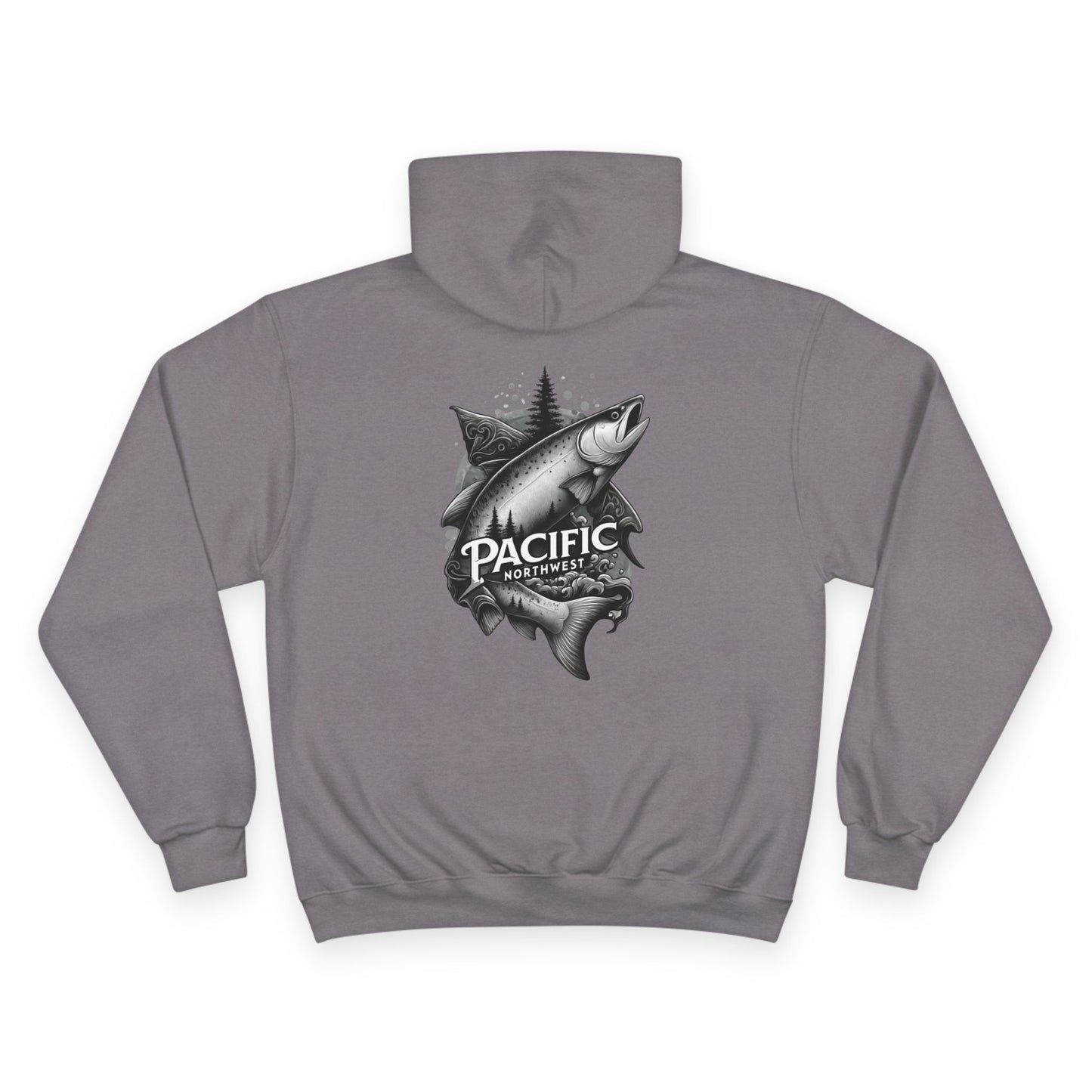Pacific Fish Champion Hoodie - Outdoor Apparel, Fishing Gift, Nature Lover Hoodie, Adventure Gear, Casual Wear
