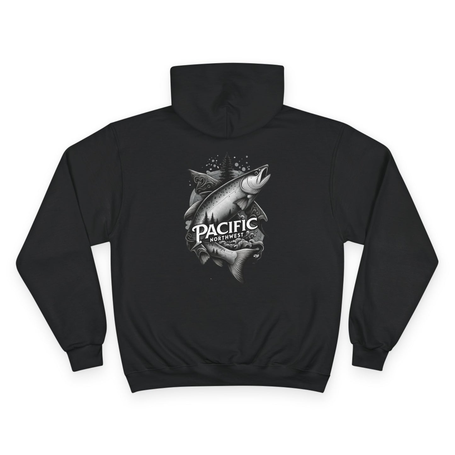 Pacific Fish Champion Hoodie - Outdoor Apparel, Fishing Gift, Nature Lover Hoodie, Adventure Gear, Casual Wear