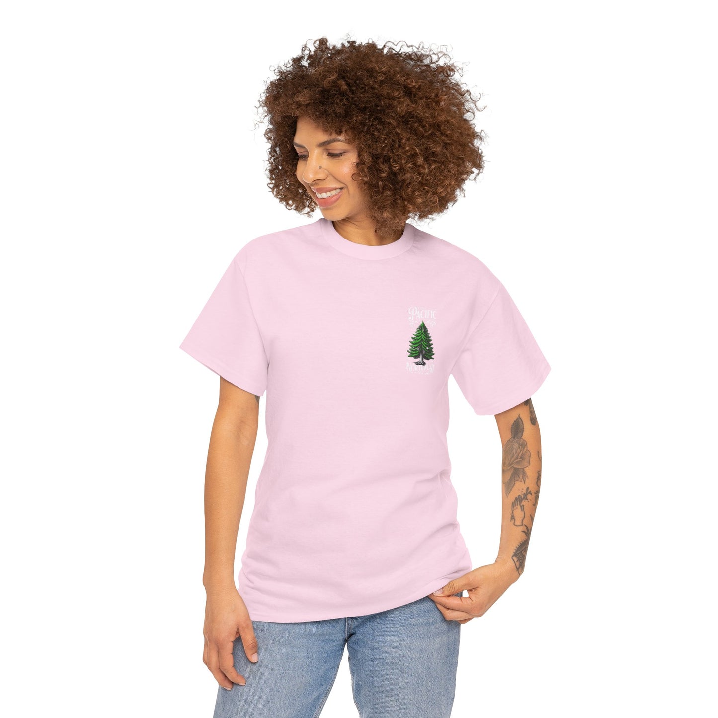 Pacific Northwest OG Evergreen Unisex Cotton Tee, Tree Lover Gift, Eco-Friendly Apparel, Nature Tee, Casual Wear, Outdoor Adventure Shirt