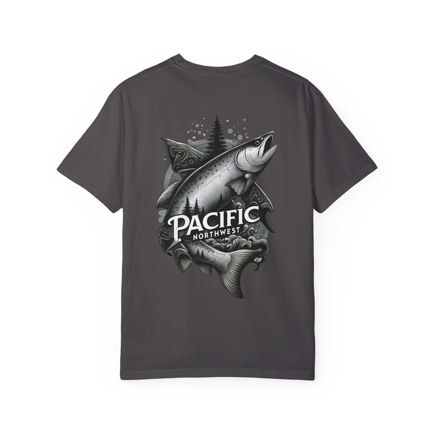 Pacific Northwest Adventure T-shirt, Unisex Graphic Tee, Fishing Lover Gift, Nature Apparel, Outdoor Enthusiast Shirt