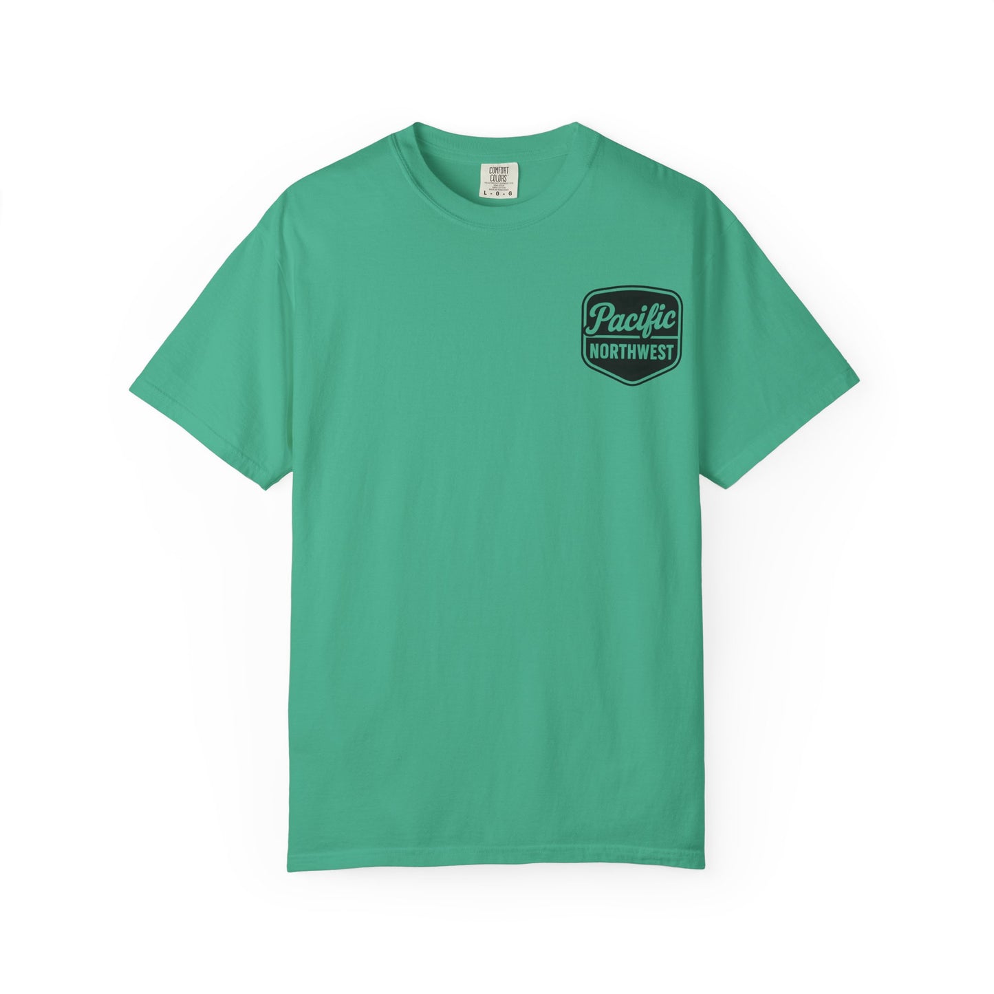 Unisex Garment-Dyed T-shirt with Pacific Northwest Design, Casual Wear, Outdoor Adventure Tee, Summer Vacation Top, Gift for Nature Lovers