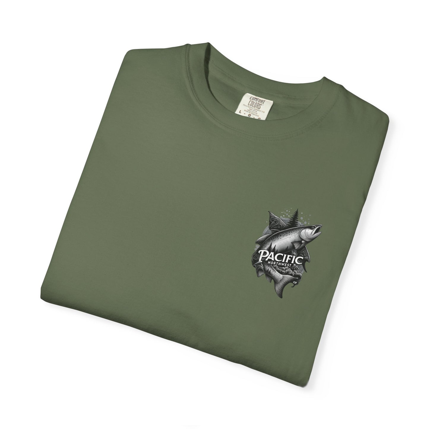 Pacific Northwest Adventure T-shirt, Unisex Graphic Tee, Fishing Lover Gift, Nature Apparel, Outdoor Enthusiast Shirt