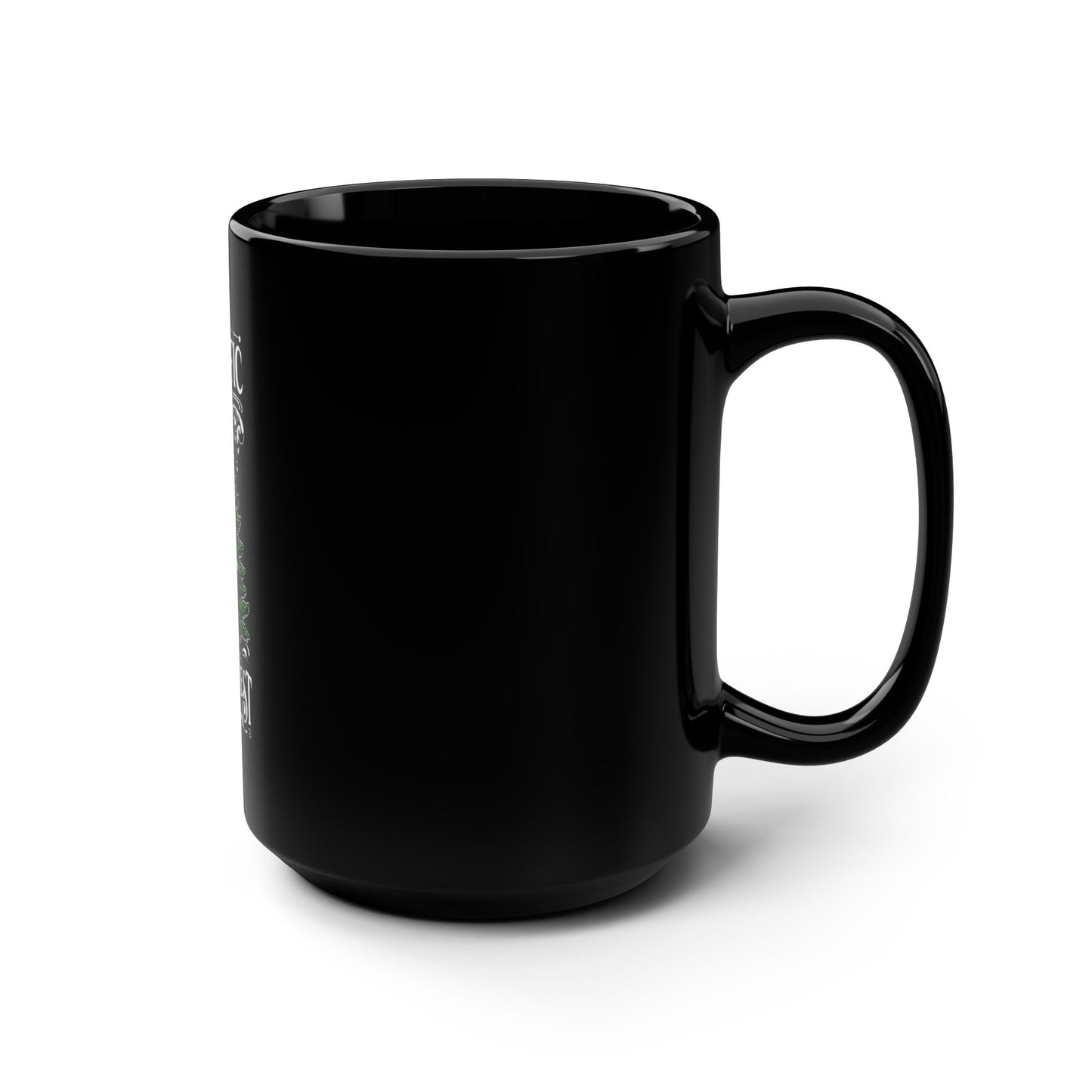 Pacific Northwest OG Evergreen Black Mug, Perfect Gift for Nature Lovers, Ideal for Coffee, Tea, Camping, Home, or Office