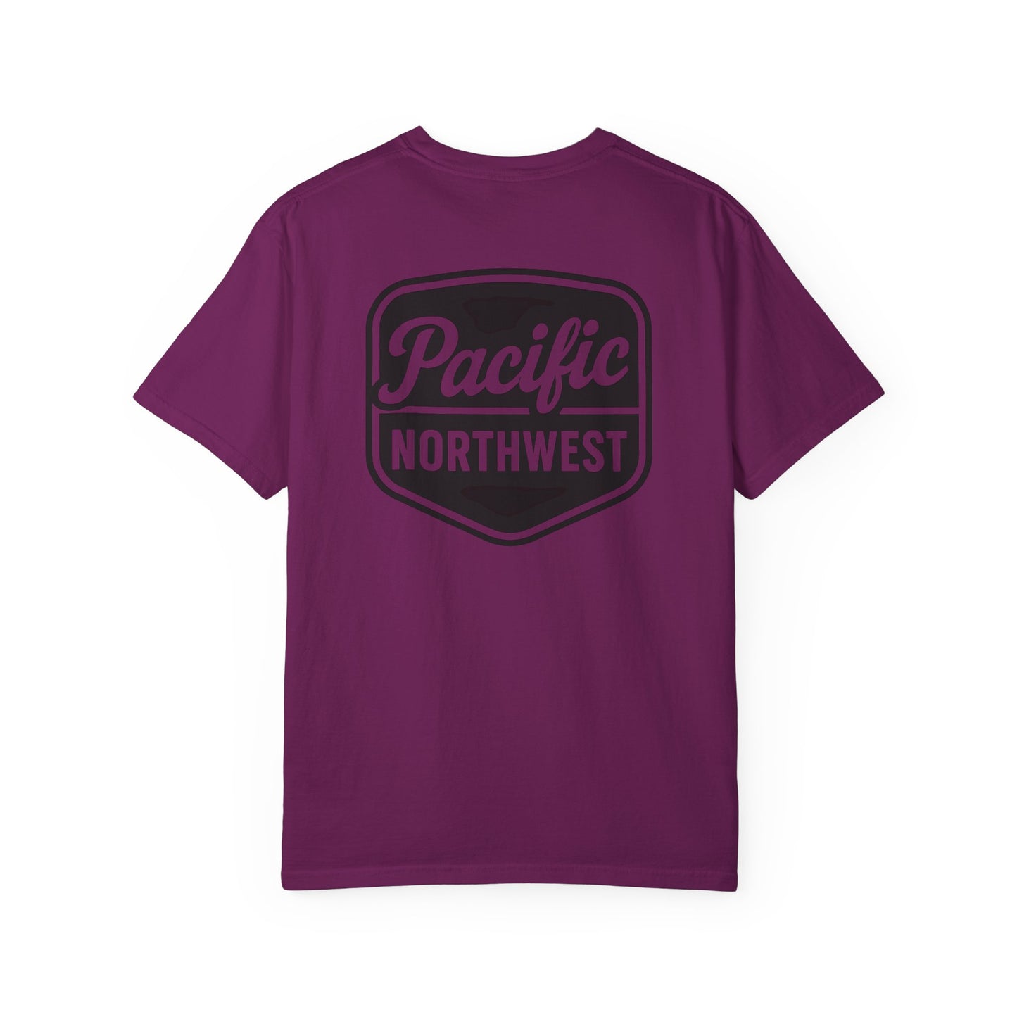 Unisex Garment-Dyed T-shirt with Pacific Northwest Design, Casual Wear, Outdoor Adventure Tee, Summer Vacation Top, Gift for Nature Lovers