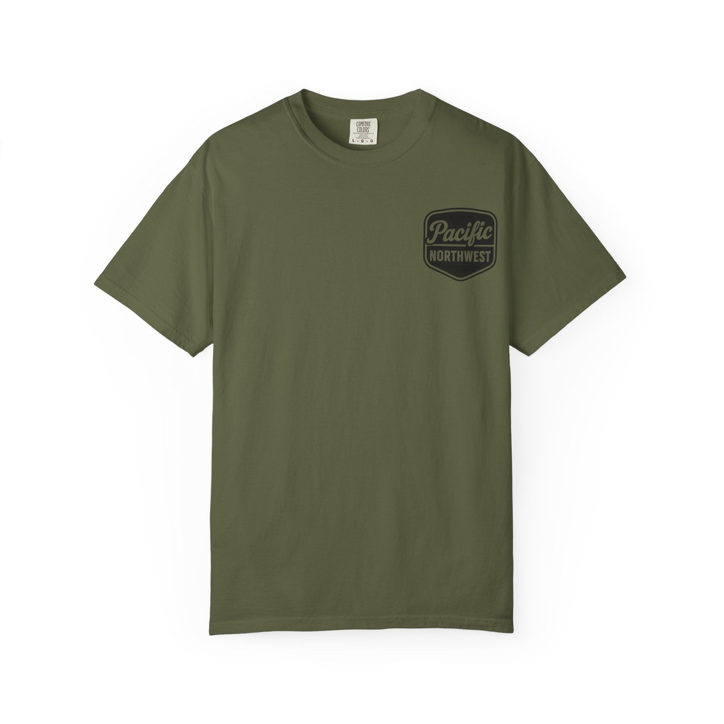 Unisex Garment-Dyed T-shirt with Pacific Northwest Design, Casual Wear, Outdoor Adventure Tee, Summer Vacation Top, Gift for Nature Lovers