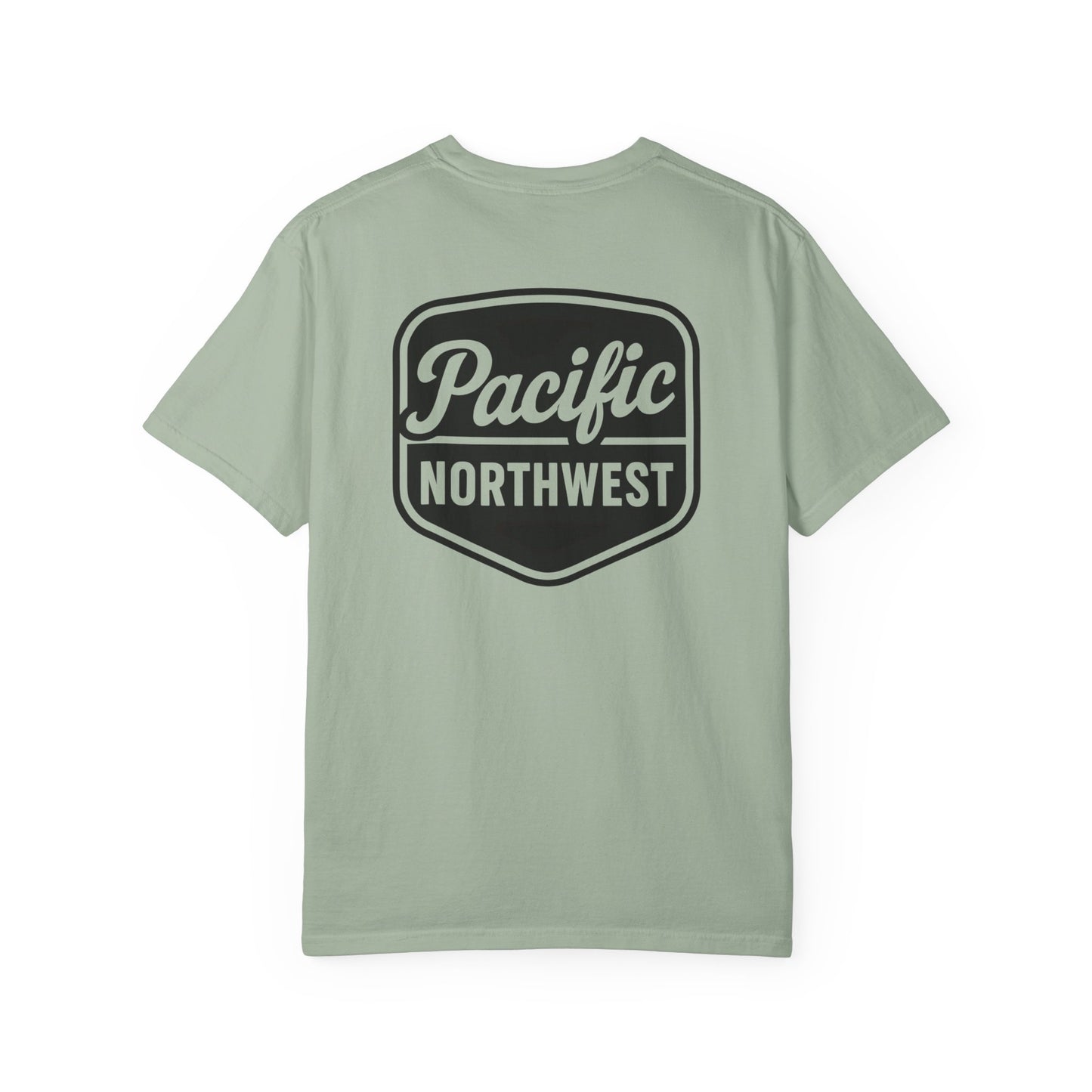Unisex Garment-Dyed T-shirt with Pacific Northwest Design, Casual Wear, Outdoor Adventure Tee, Summer Vacation Top, Gift for Nature Lovers