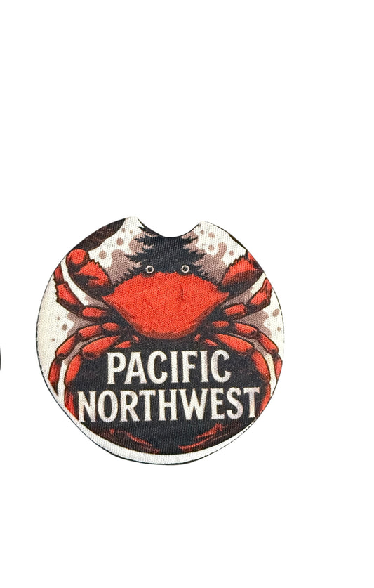 Car Coaster 2.75” PNW Crab