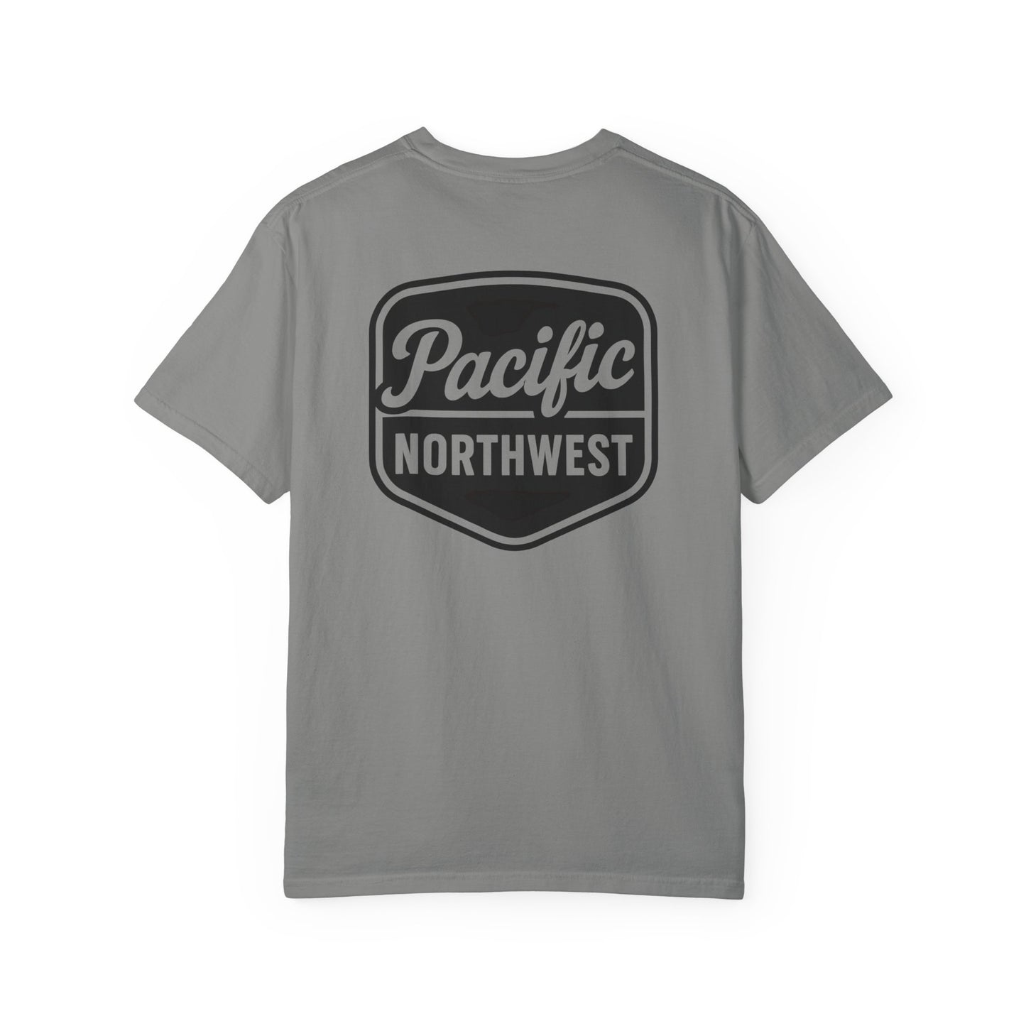 Unisex Garment-Dyed T-shirt with Pacific Northwest Design, Casual Wear, Outdoor Adventure Tee, Summer Vacation Top, Gift for Nature Lovers