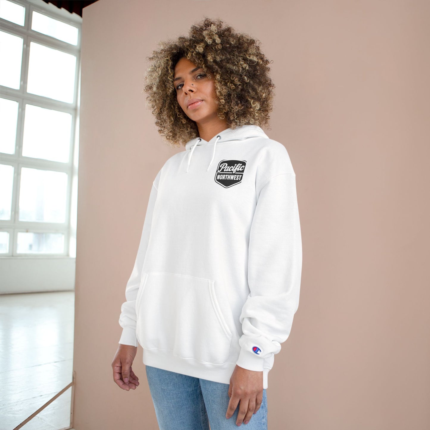 Pacific Northwest Champion Hoodie - Cozy Fashion for Nature Lovers, Gifts for Adventurers, Outdoor Apparel, Winter Warmth, Trendy Streetwear